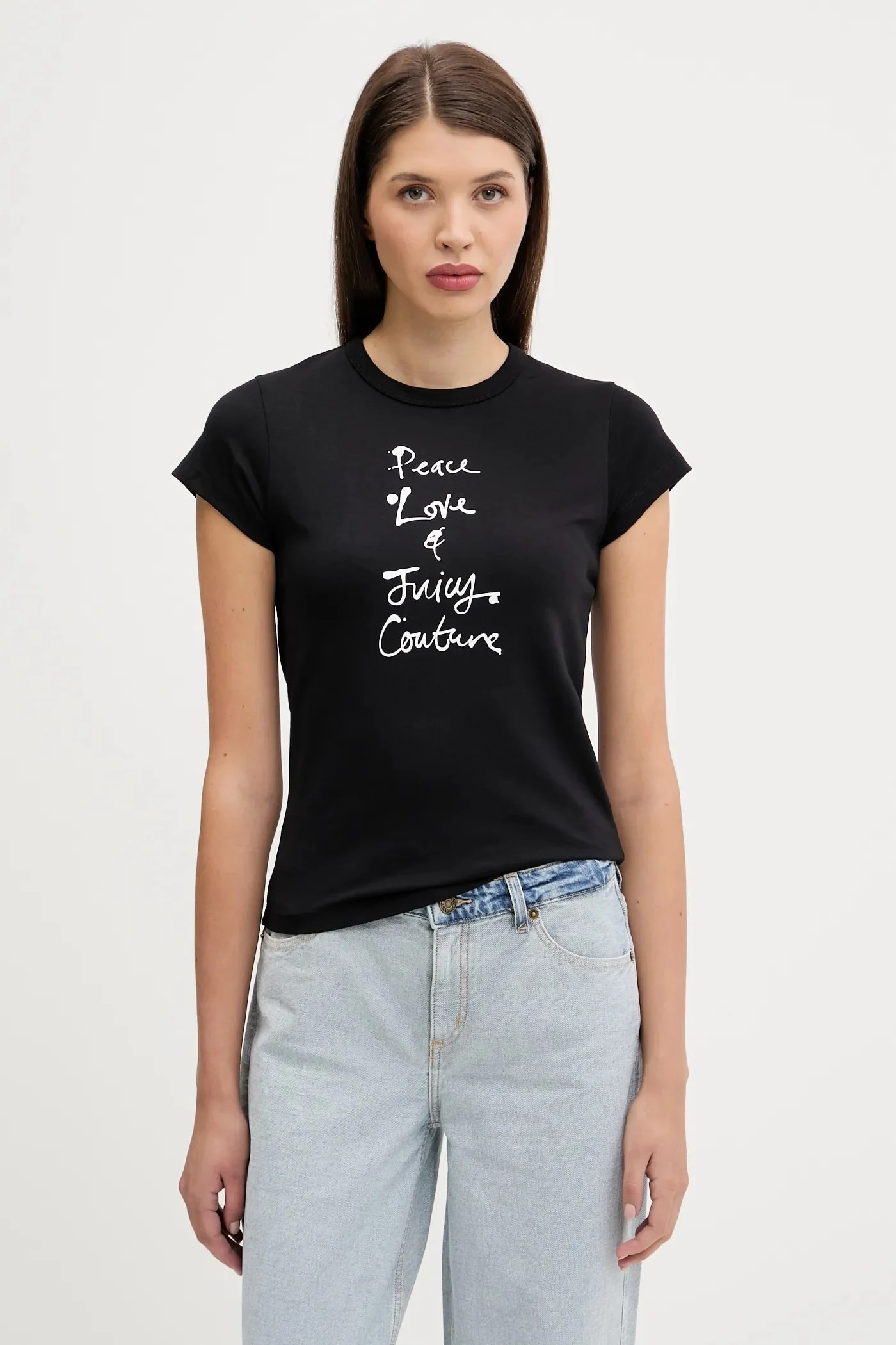 ФУТБОЛКА PEACE LOVE AND JUICY HILTON