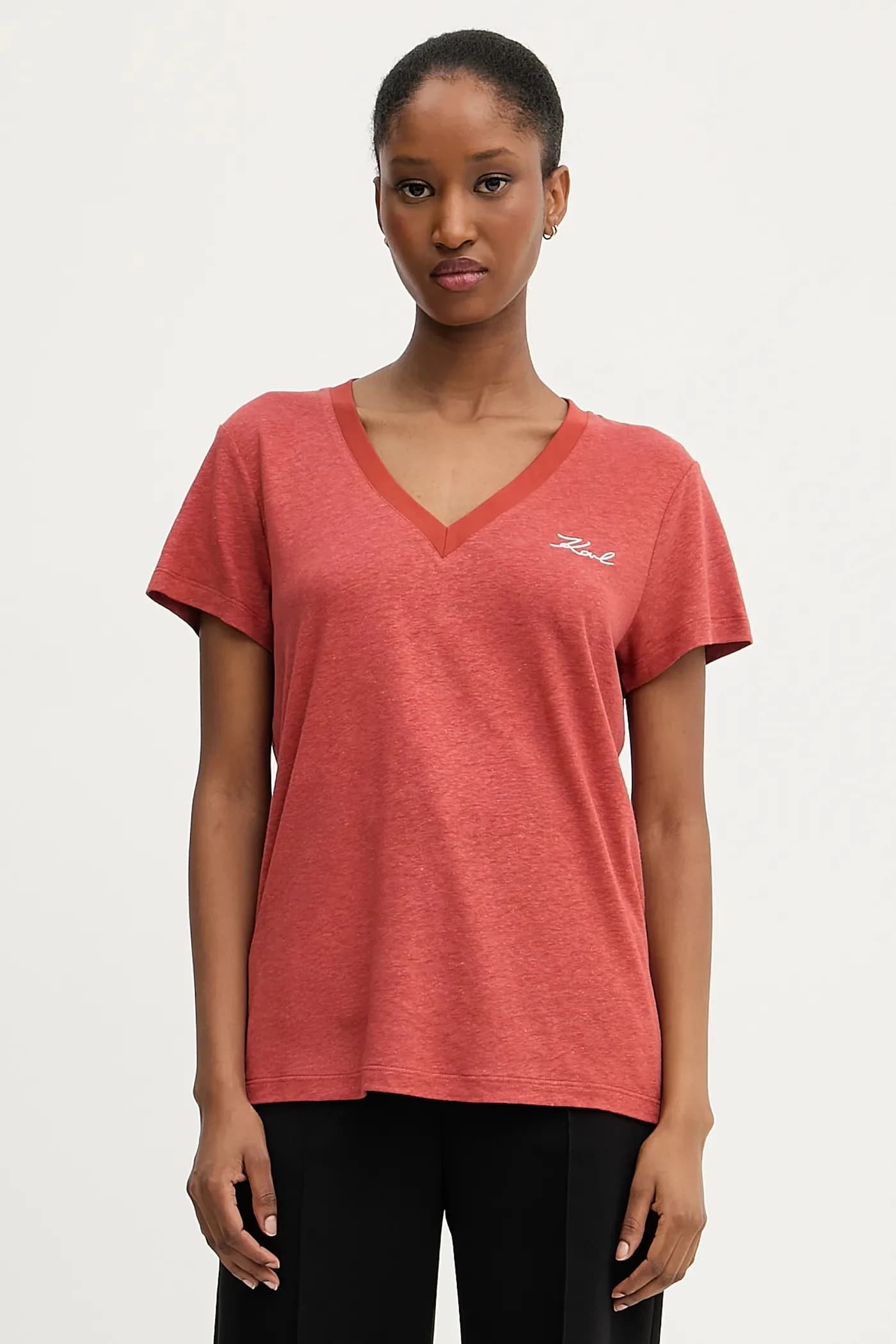 Льняная футболка