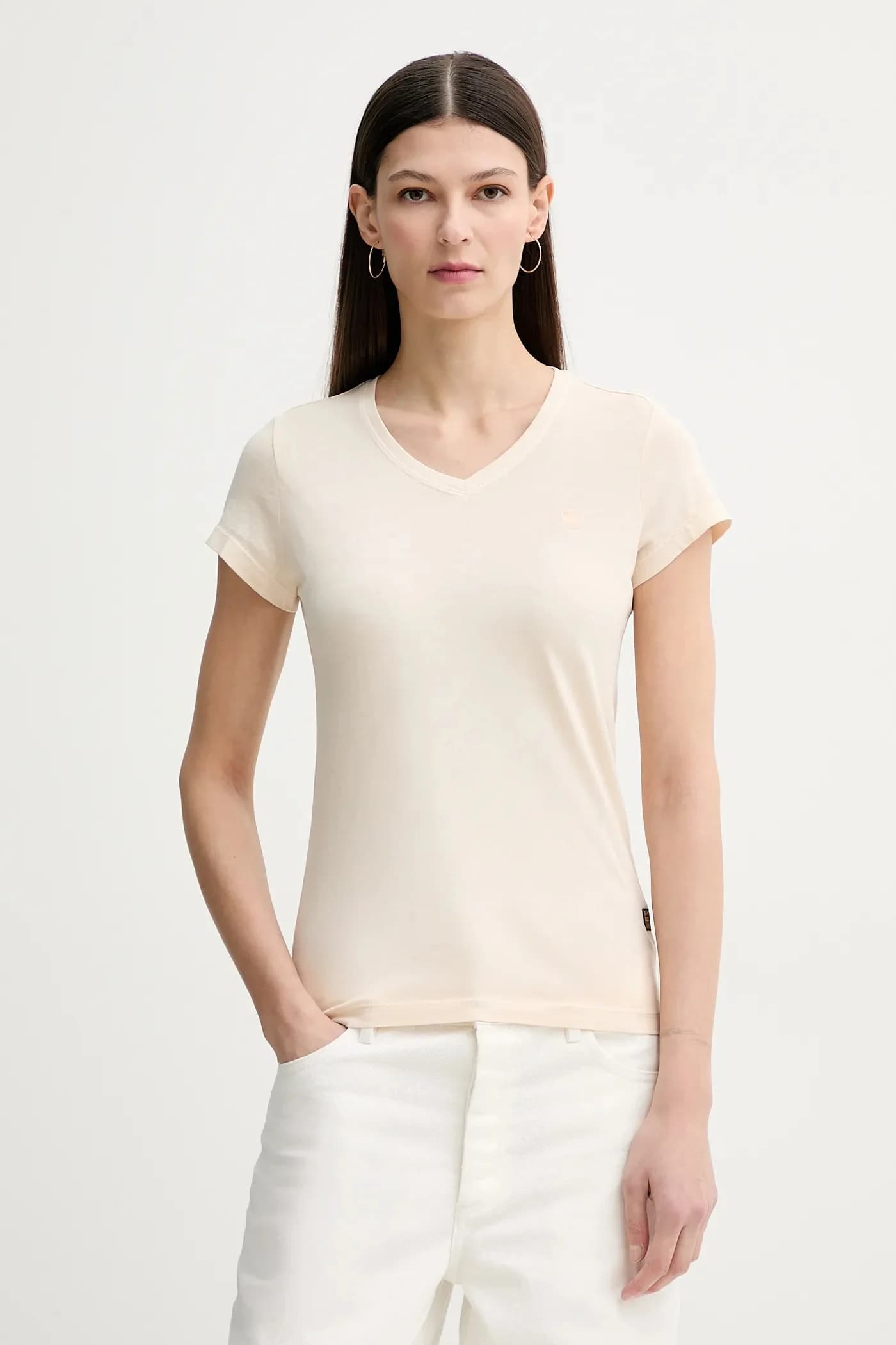 Перекрашенная хлопковая футболка eyben slim v t 2.0