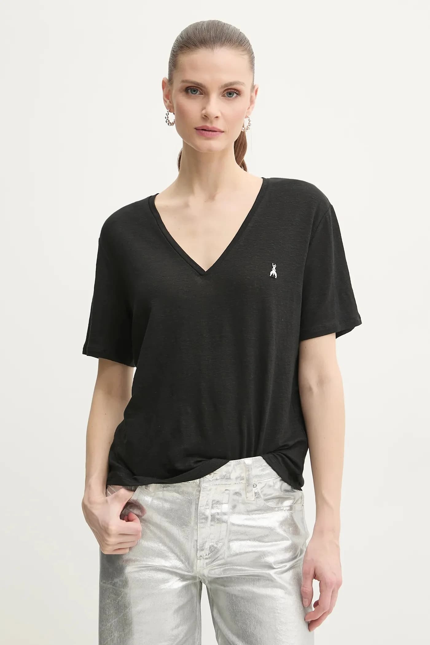 Льняная футболка