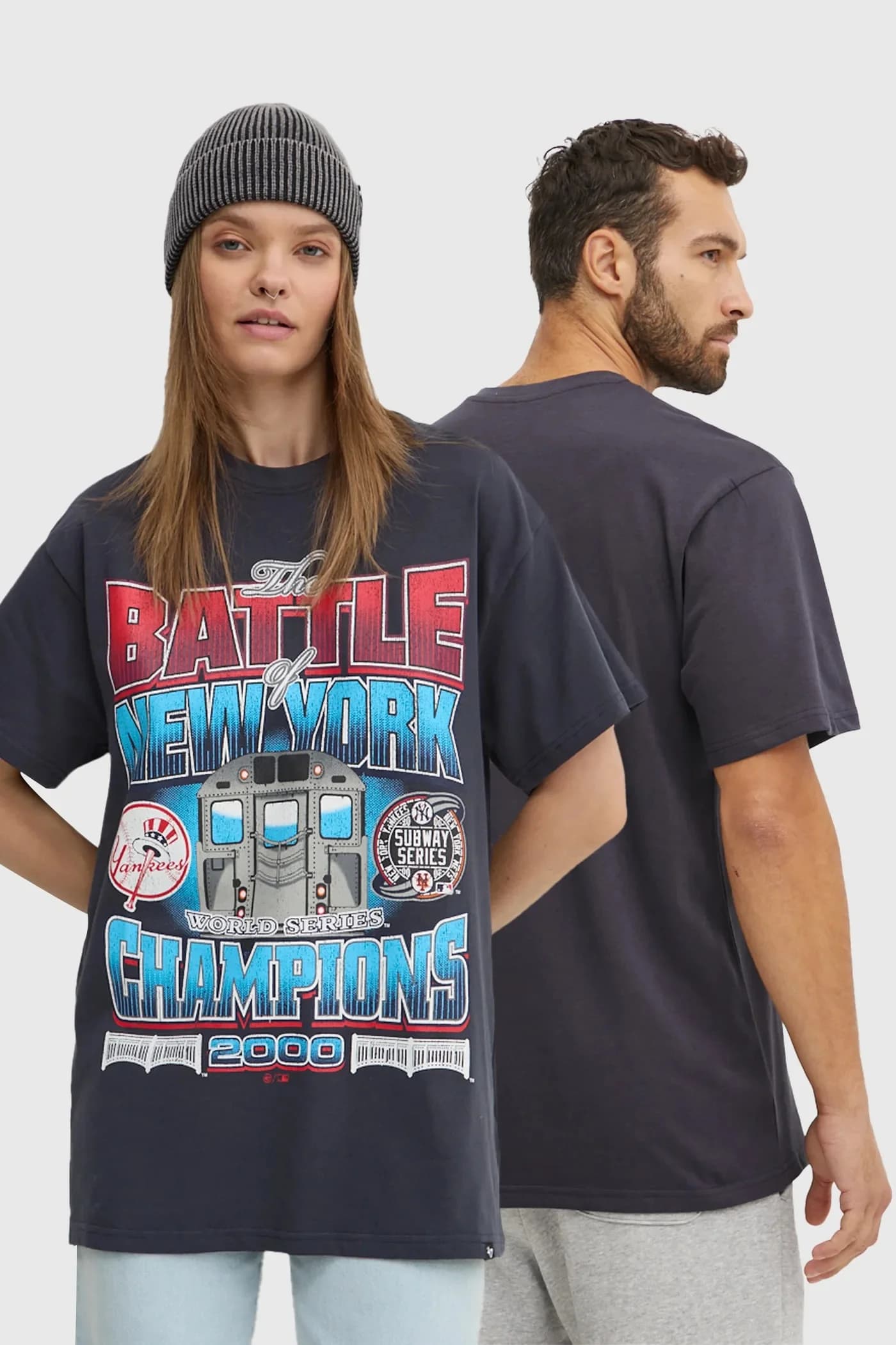 Хлопковая футболка MLB New York Yankees