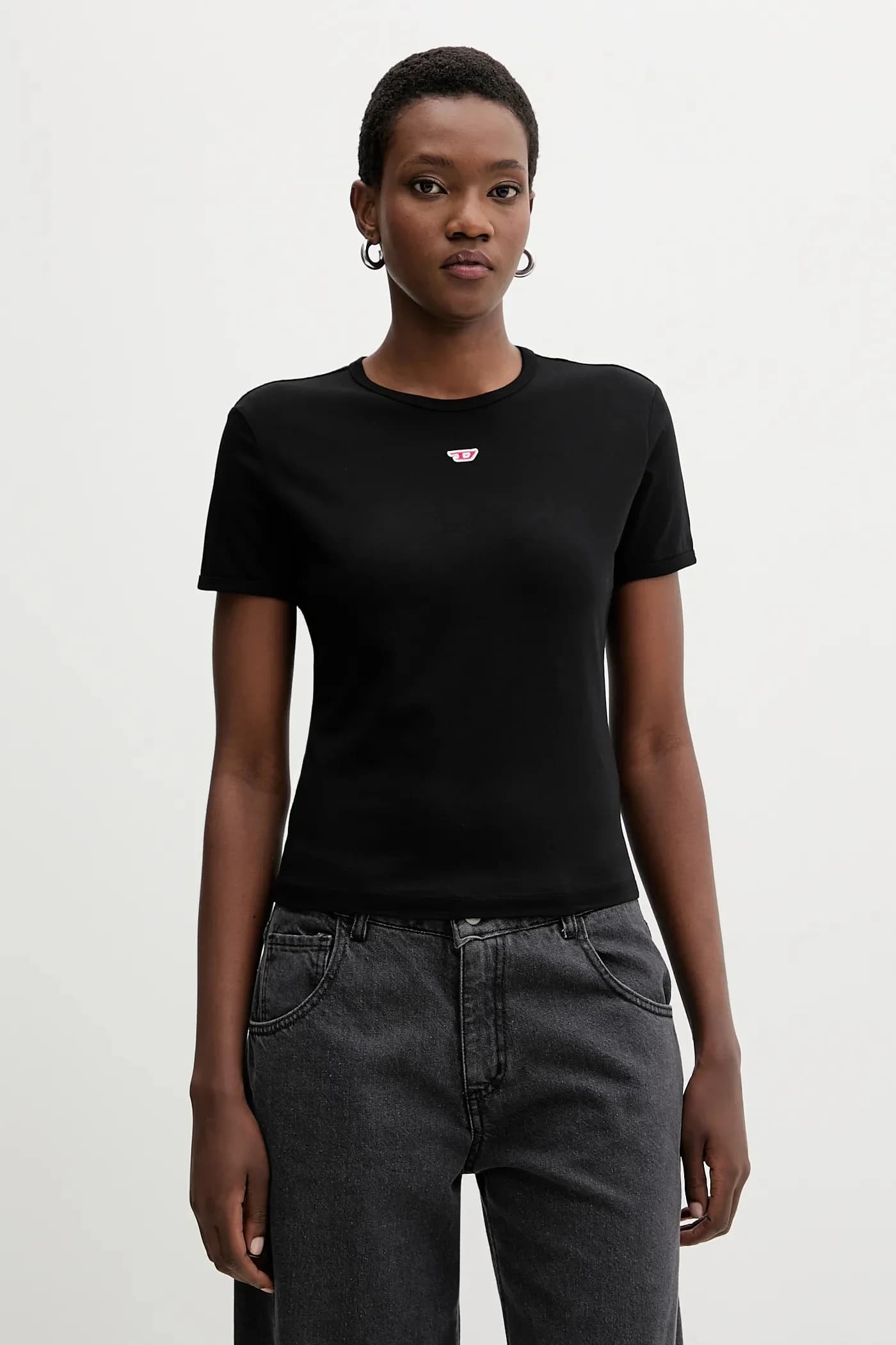 Хлопковая футболка T-UNCUTIE-LONG-D ФУТБОЛКА