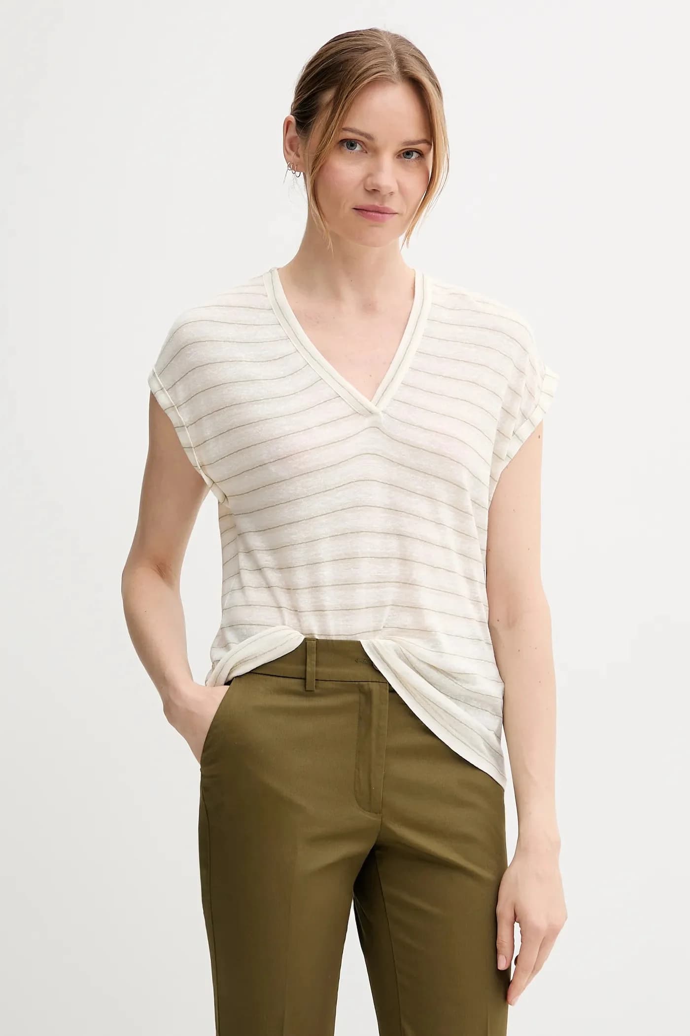 Футболка из смесового льна