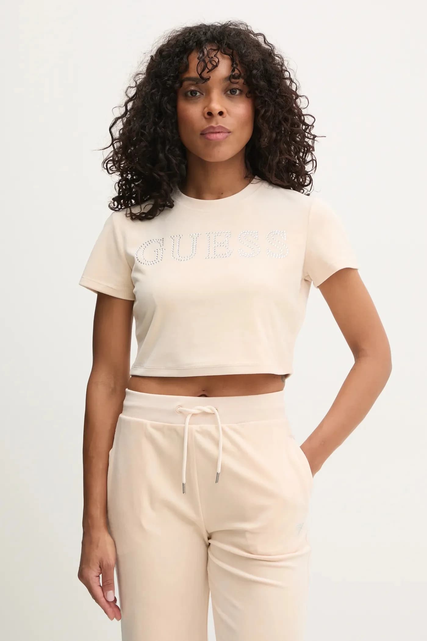 бархатная футболка COUTURE