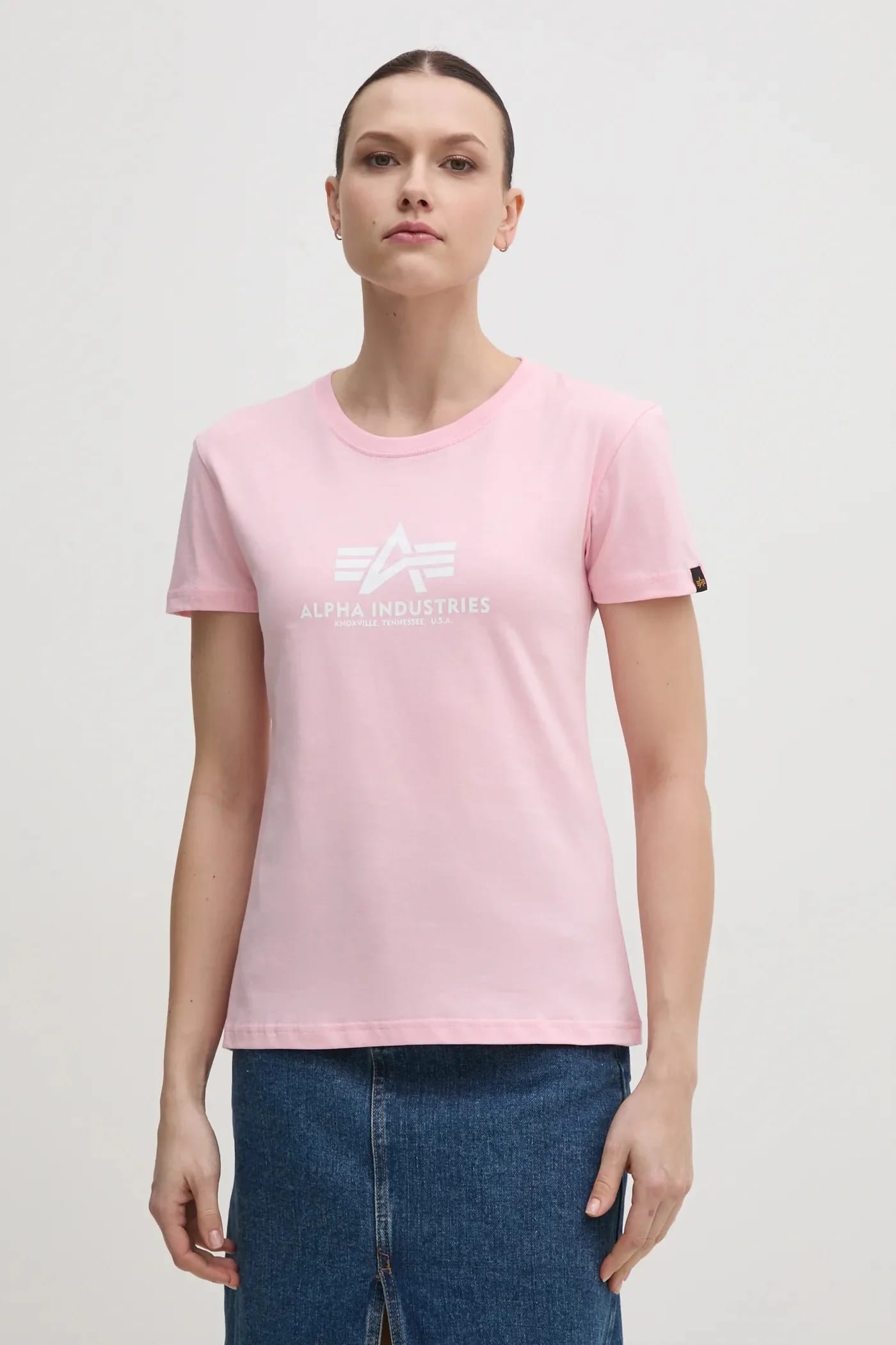 Хлопковая футболка New Basic T Wmn
