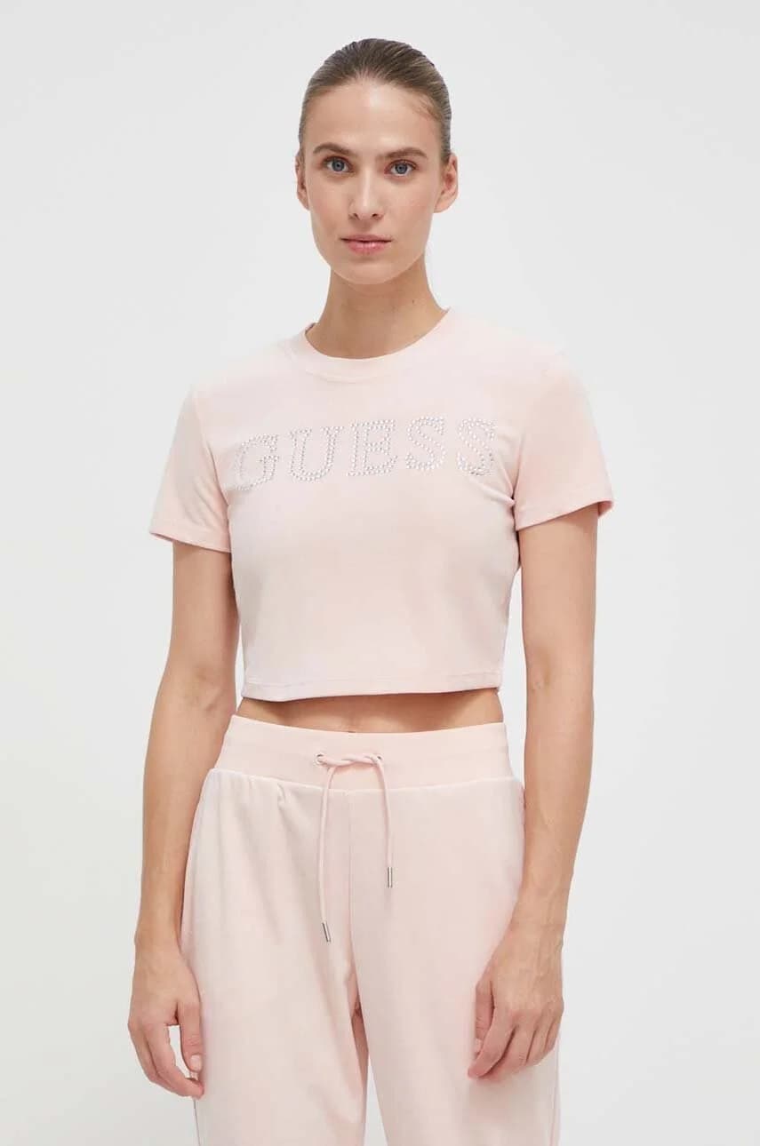 бархатная футболка COUTURE