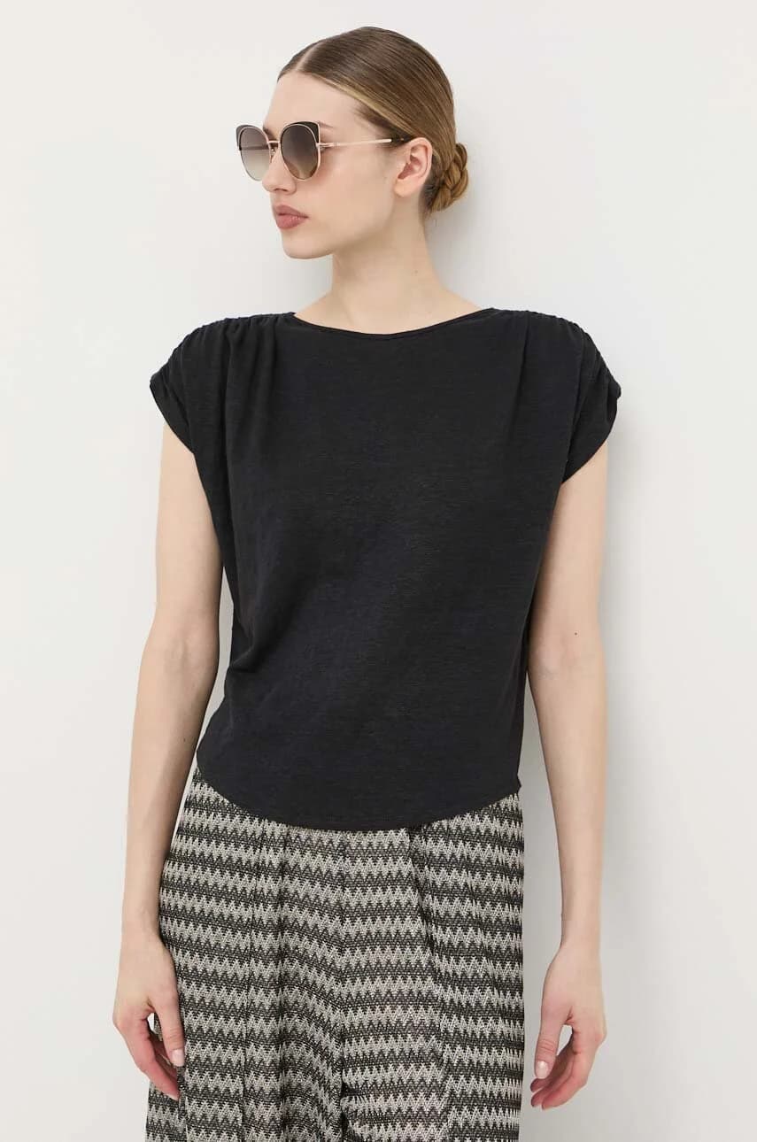 Льняная футболка