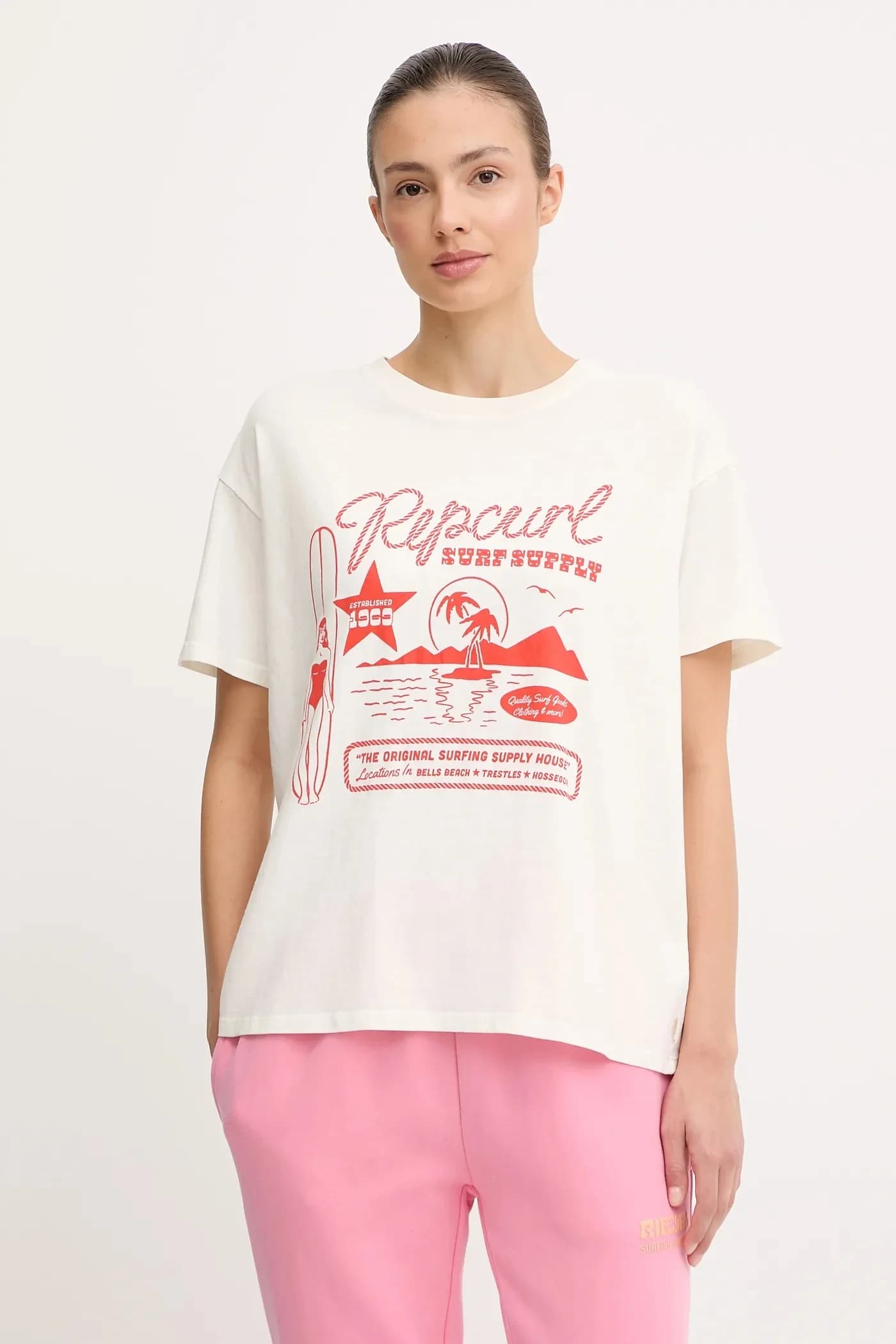 Хлопковая футболка SURF SUPPLY