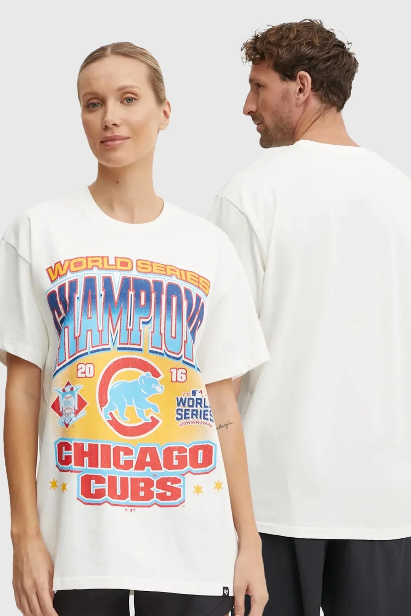 Хлопковая футболка MLB Chicago Cubs