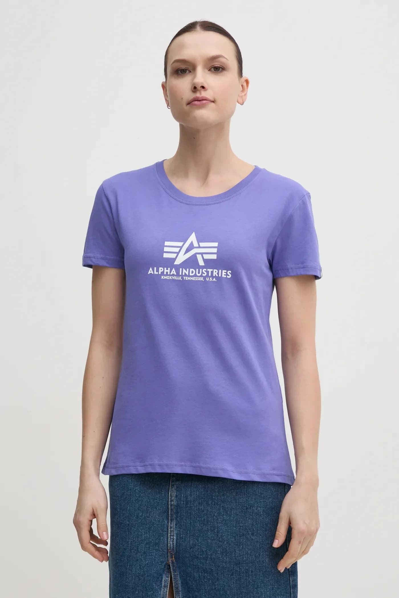 Хлопковая футболка New Basic T Wmn