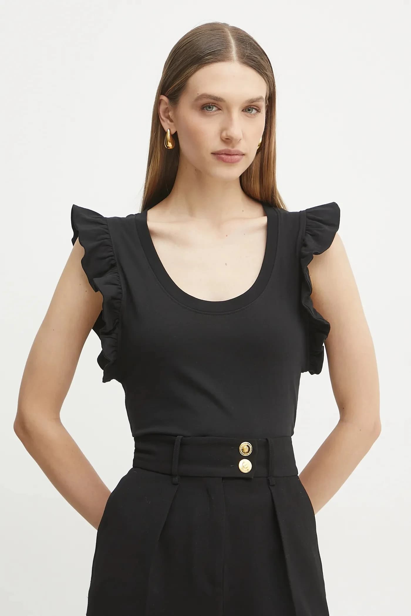 Хлопковая футболка TANKI