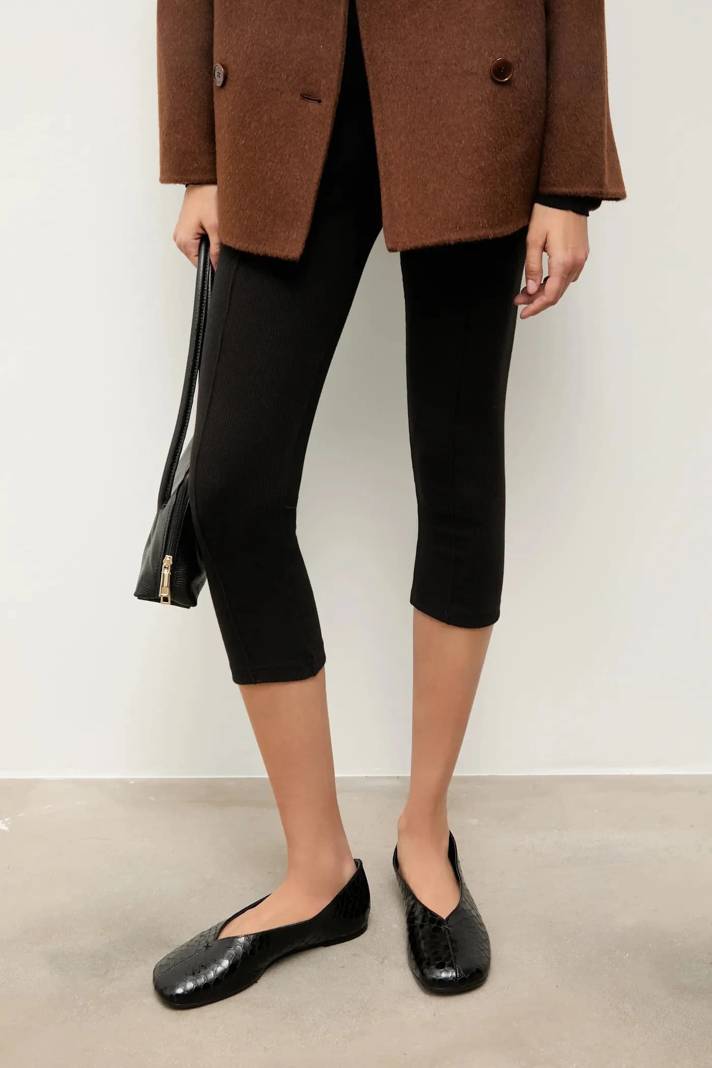 Кожаные балетки