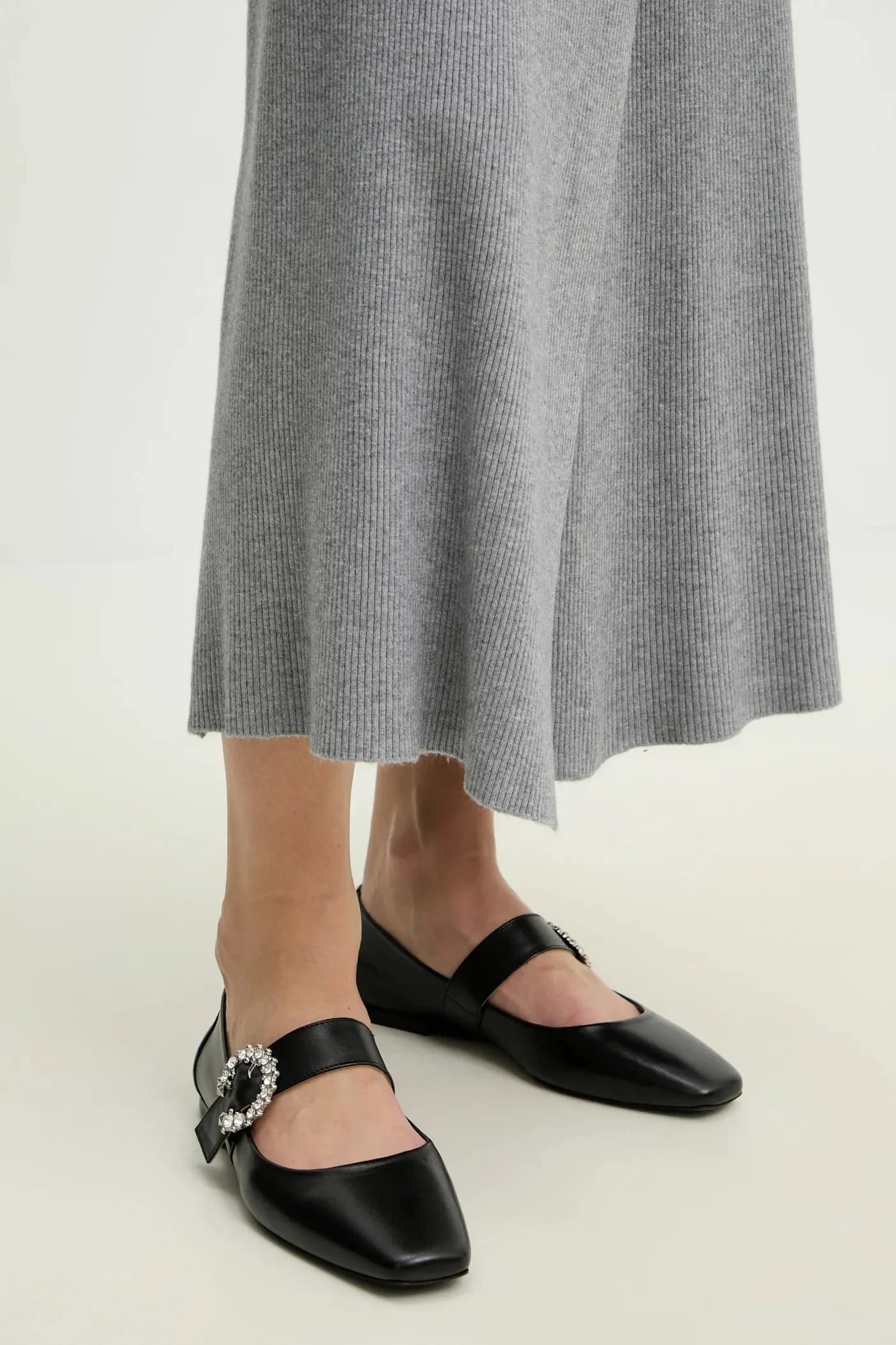 Кожаные балетки