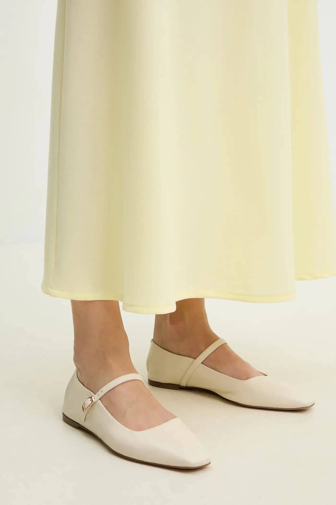 Кожаные балетки