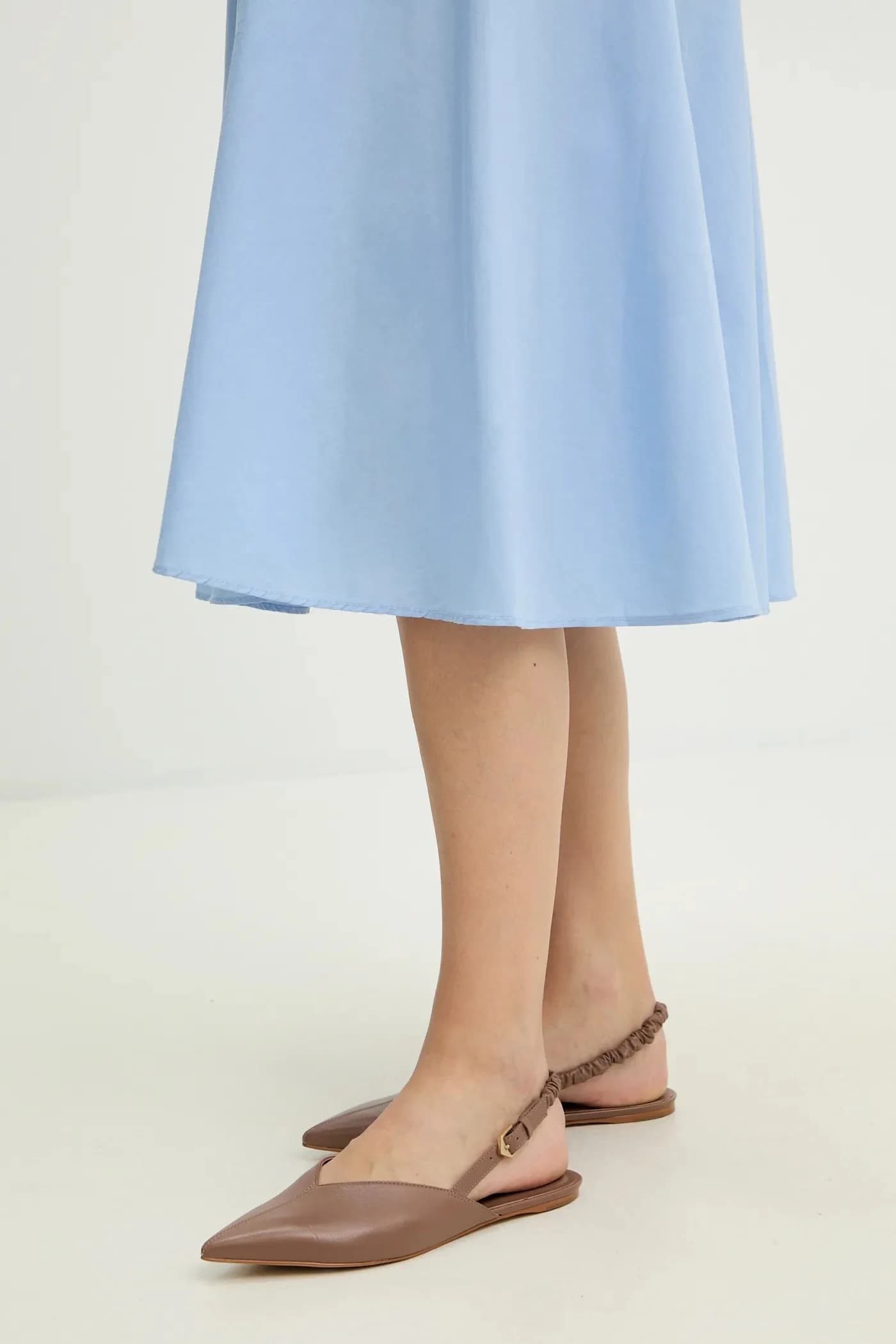 Кожаные балетки