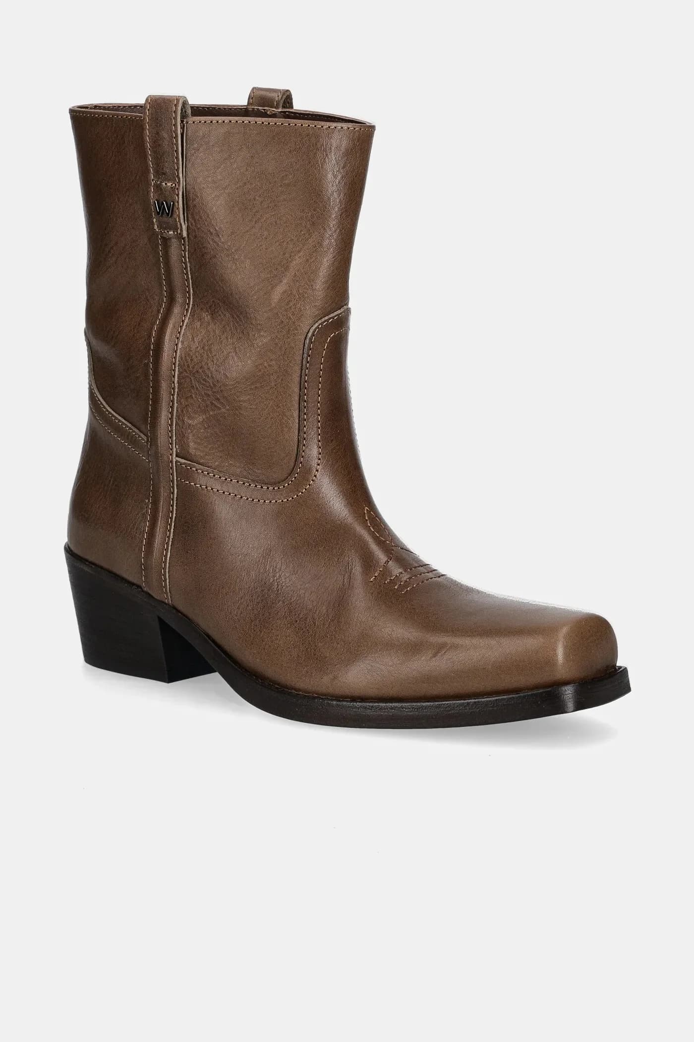 ботинки из кожи ранчо