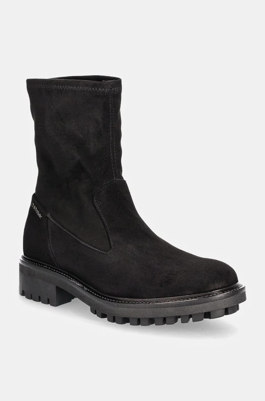 FLAT SOCK BOOT SUE MIX замшевые ботильоны