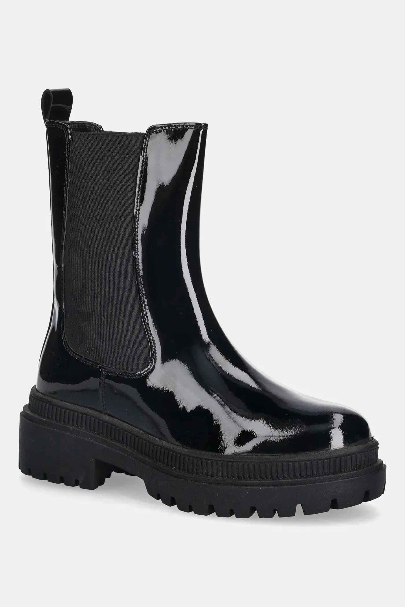 Кожаные ботильоны