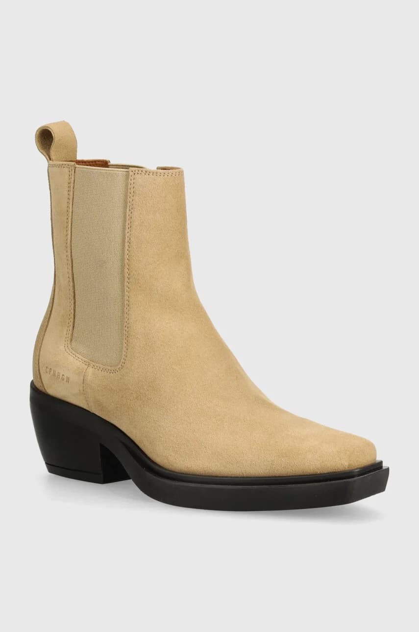 Замшевые ботинки челси