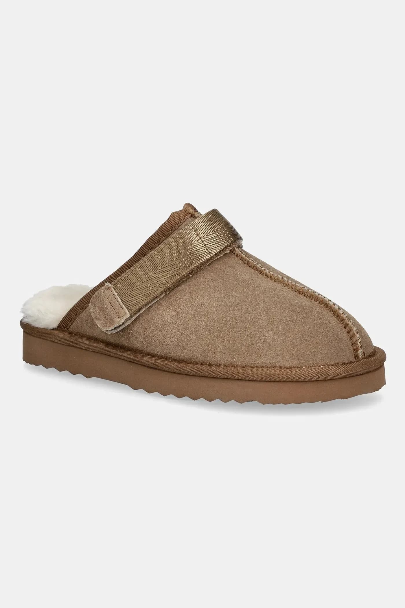 Замшевые тапочки