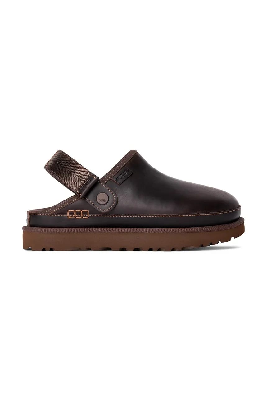 Кожаные шлепанцы Goldenstar Clog Lthr Regen
