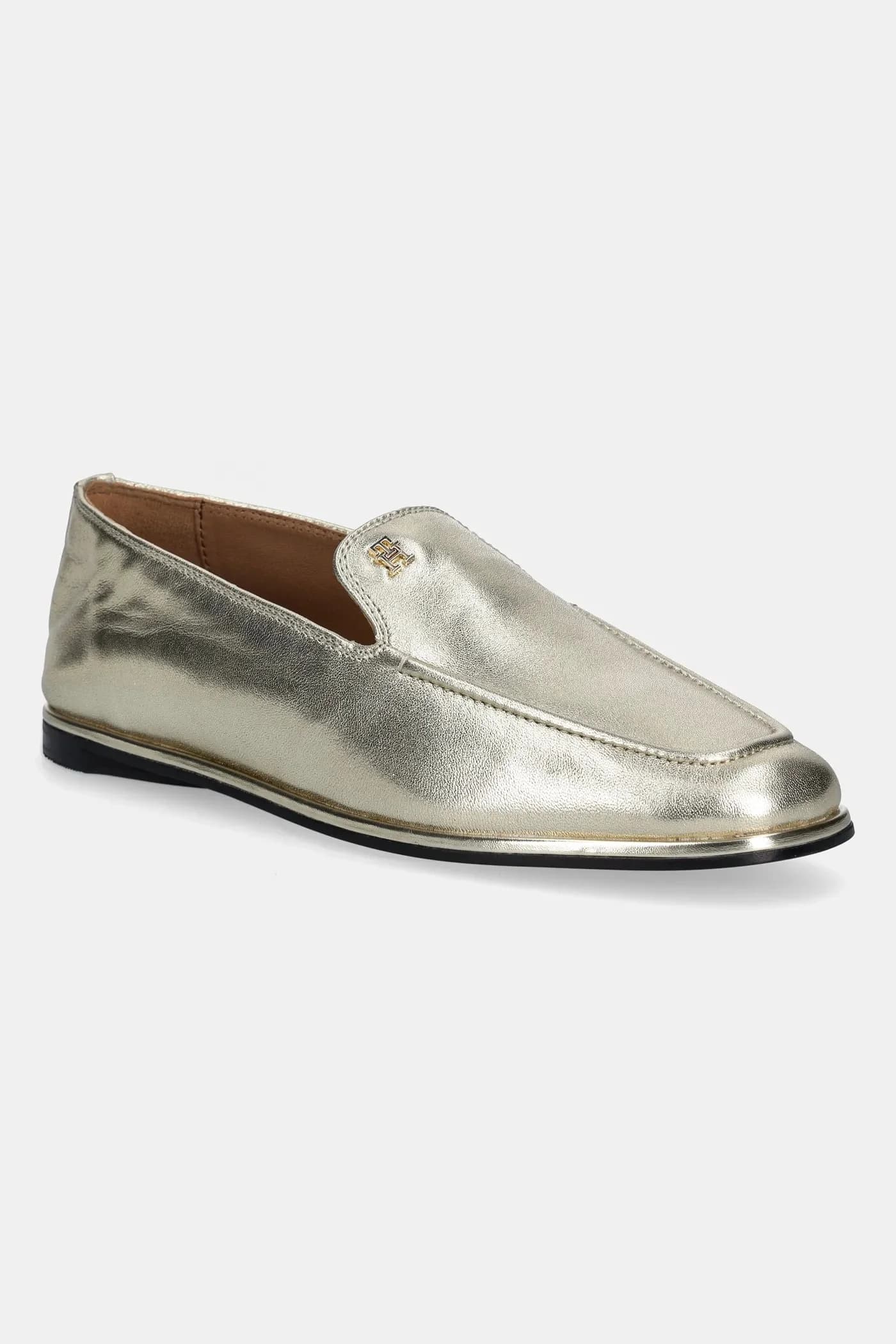 Кожаные мокасины HILFIGER GOLD LOAFER