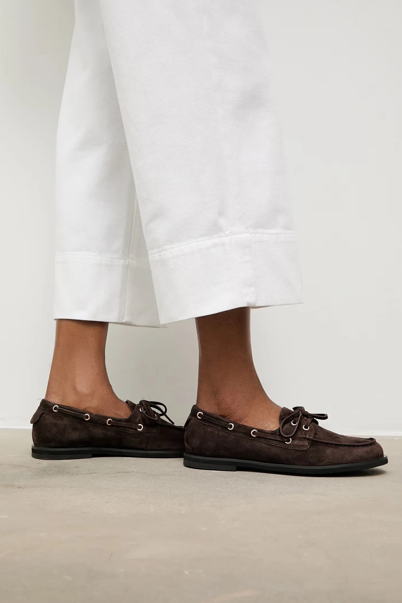 Замшевые мокасины