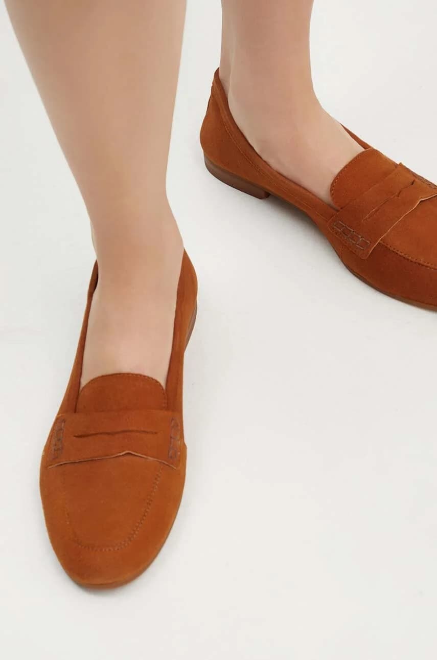 Замшевые мокасины