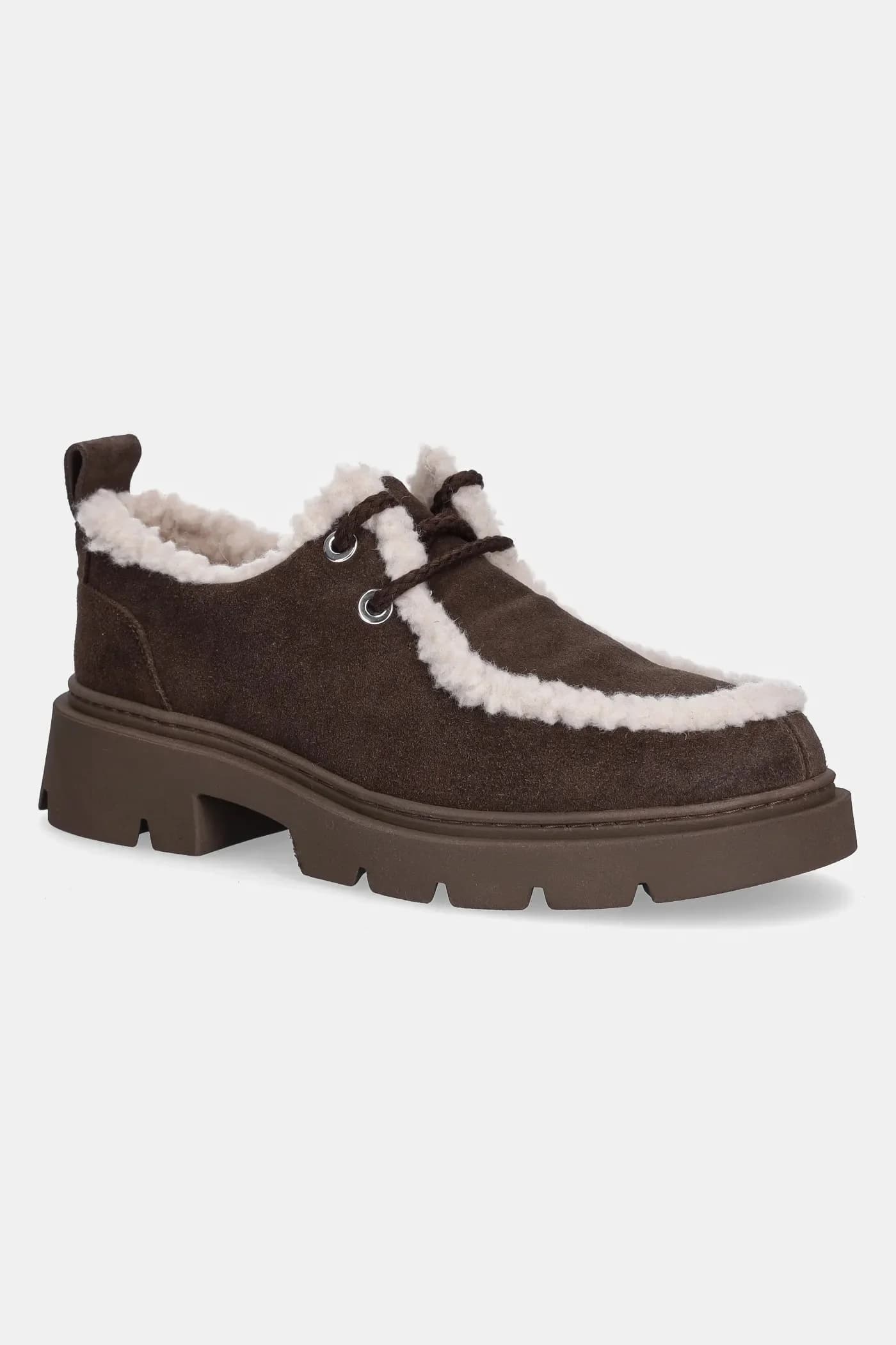 замшевые туфли Wallabee Curly