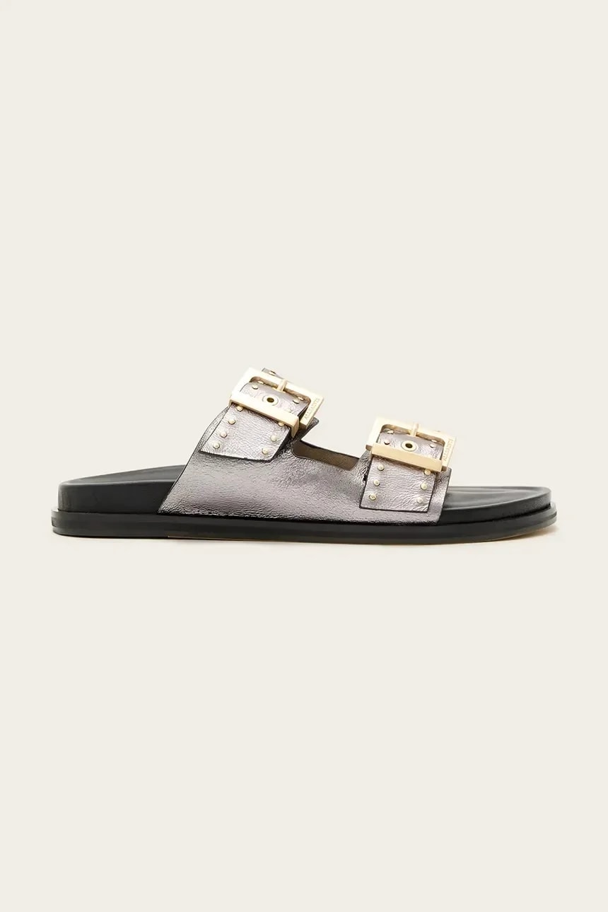Кожаные шлепанцы Magda с заклепками Sandal