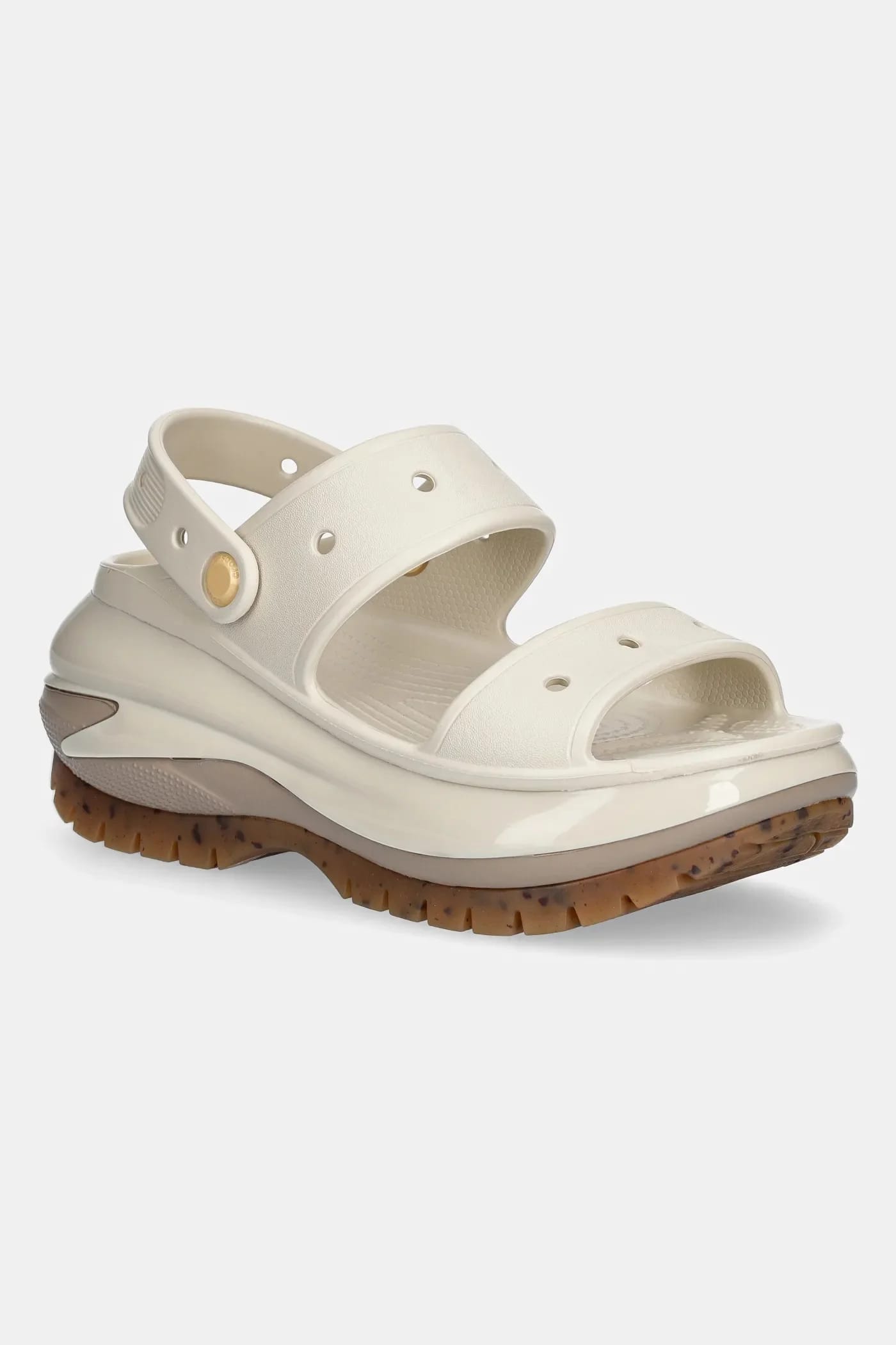 Классические шлепанцы Mega Crush Sandal бежевые для женщин