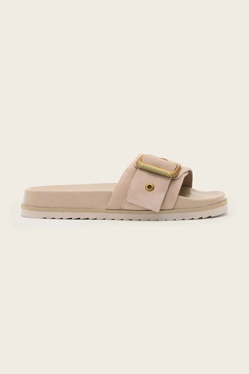 замшевые шлепанцы Ellie Western Sandal