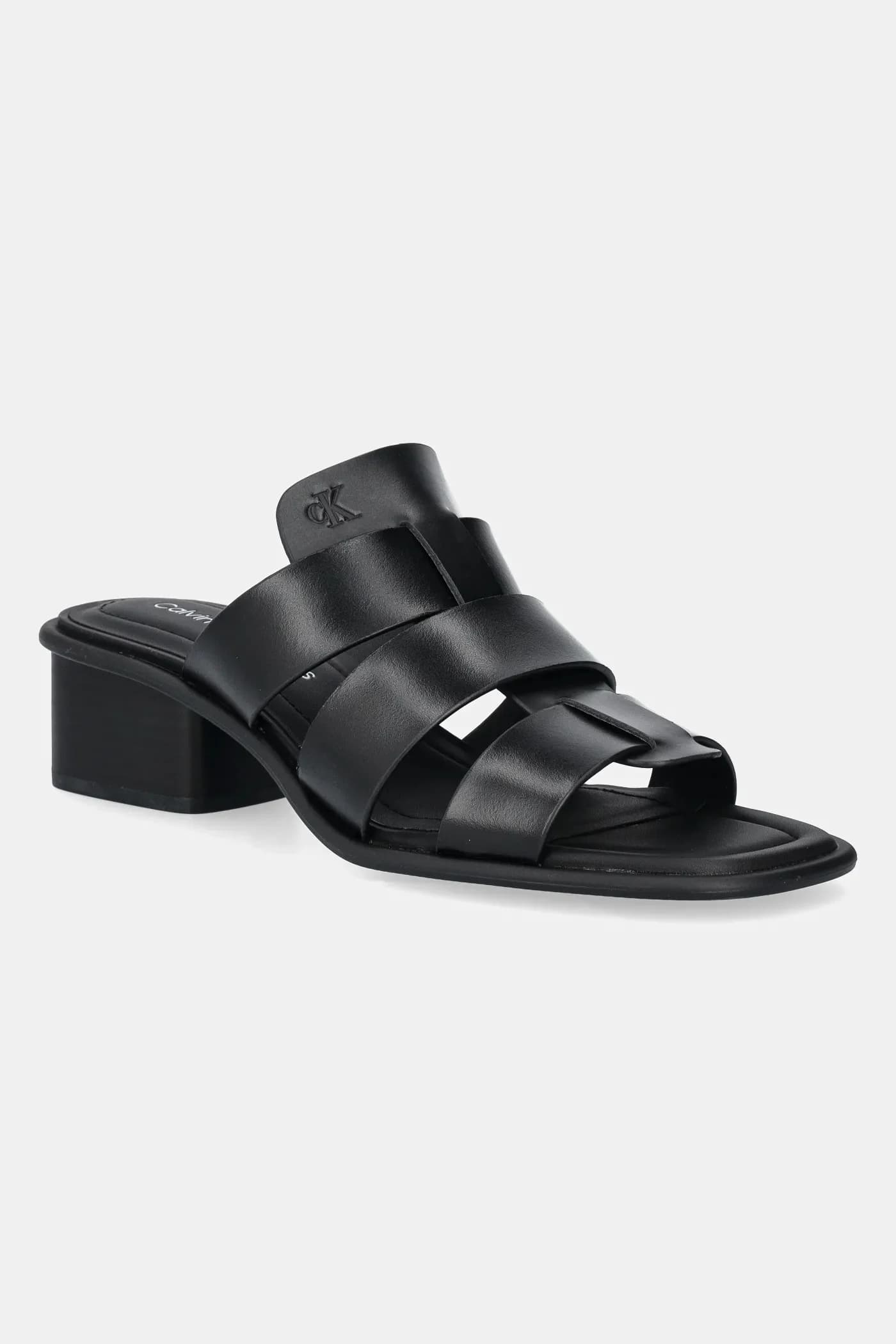 шлепанцы HEEL SQUARE MG LTH