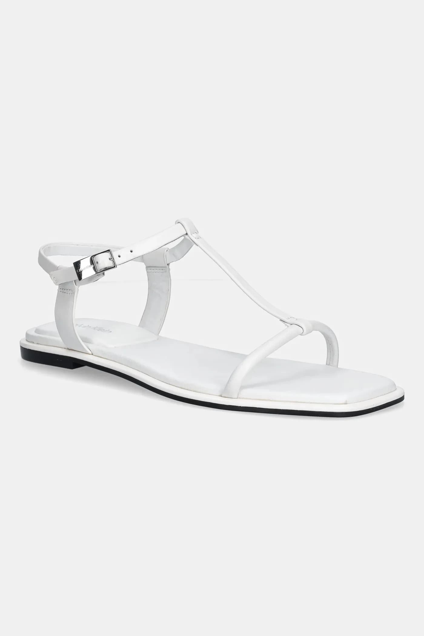 Кожаные сандалии FLAT SANDAL SQUARED BUCKLE LTH