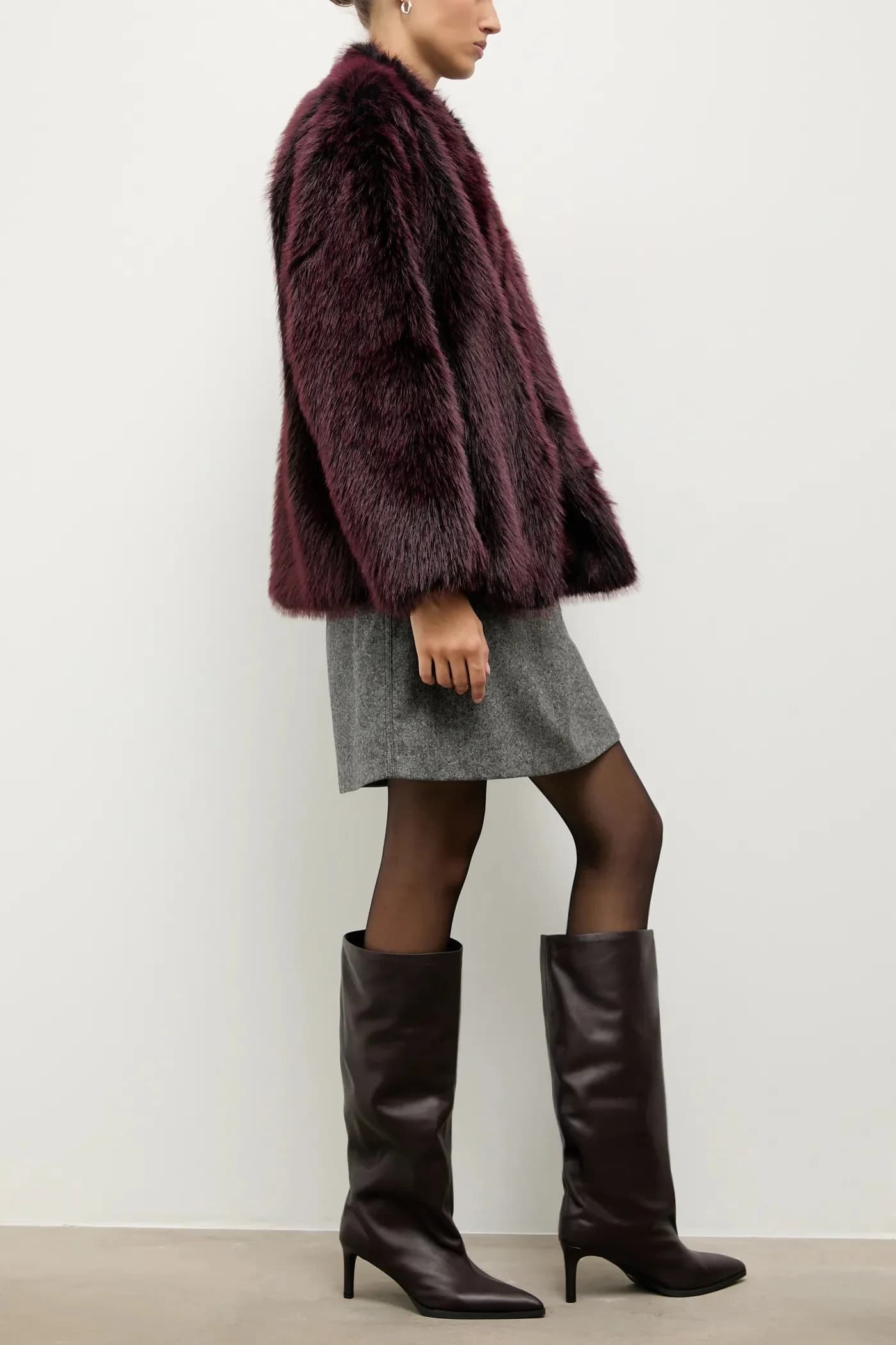 Кожаные сапоги