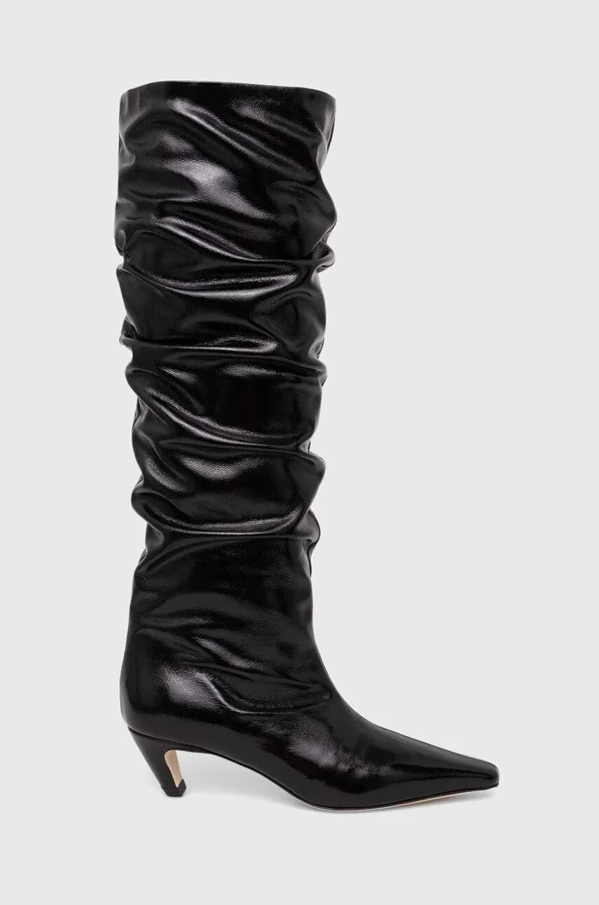 Кожаные сапоги