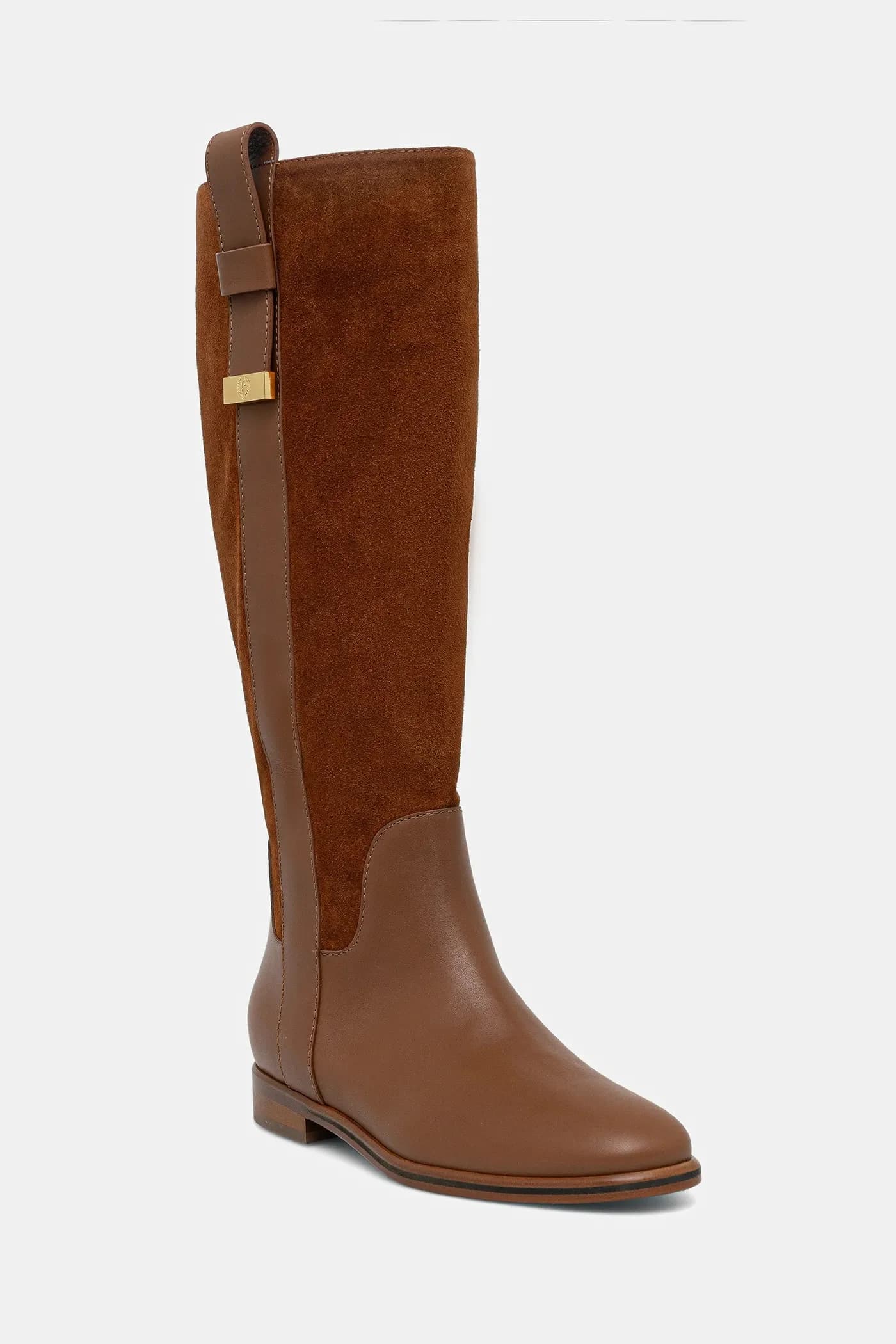 Кожаные сапоги