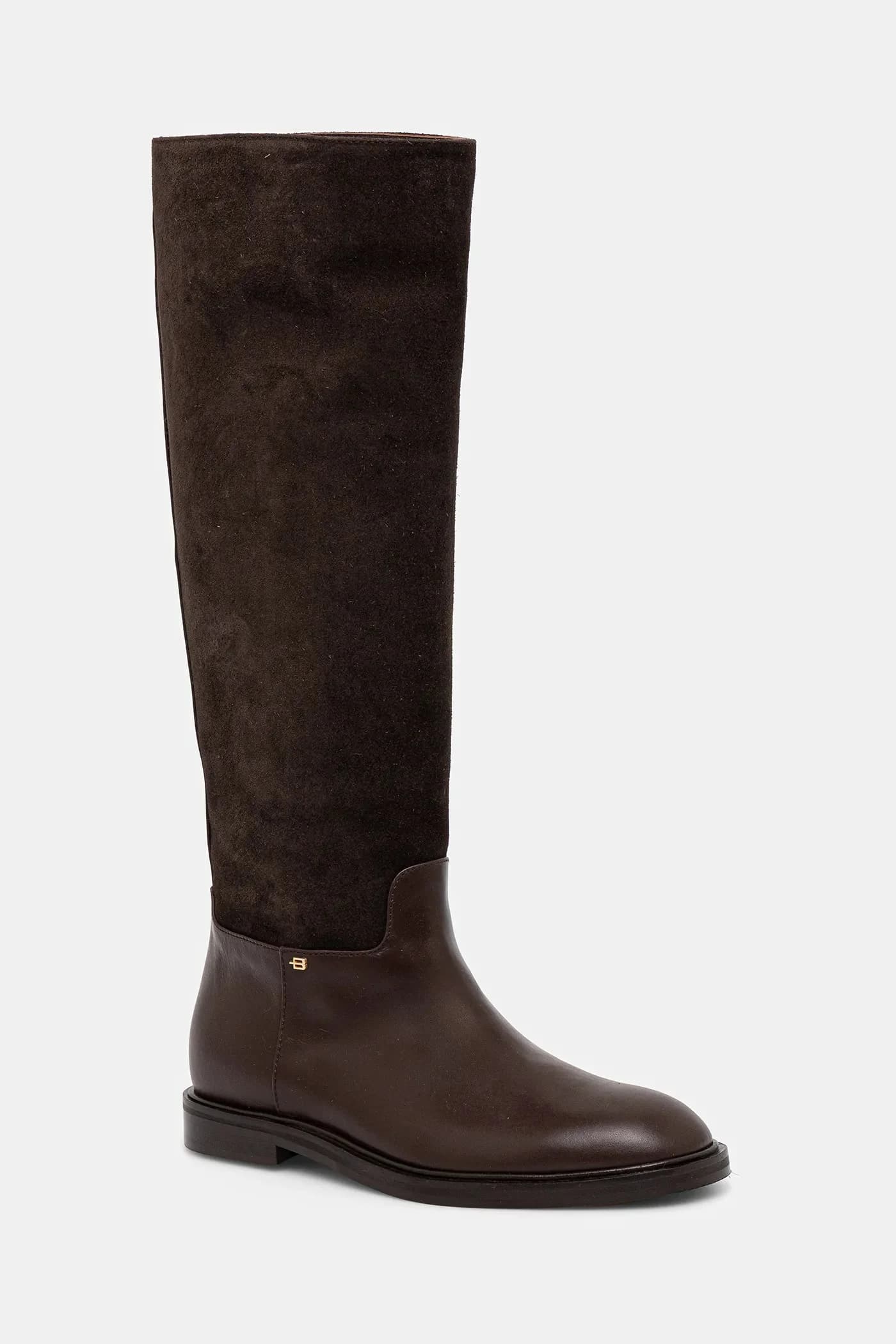 Кожаные сапоги