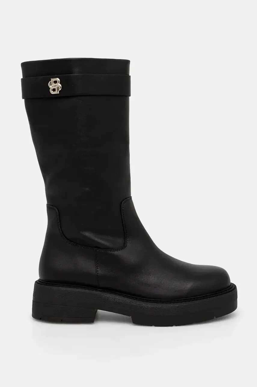 Кожаные ботинки в стиле ребби