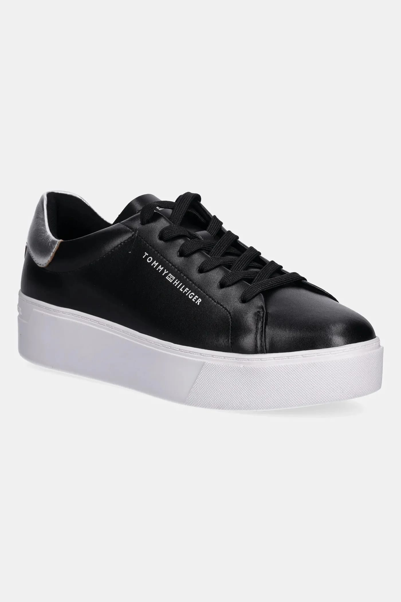 кожаные кроссовки ESSENTIAL PLATFORM COURT SNEAKER