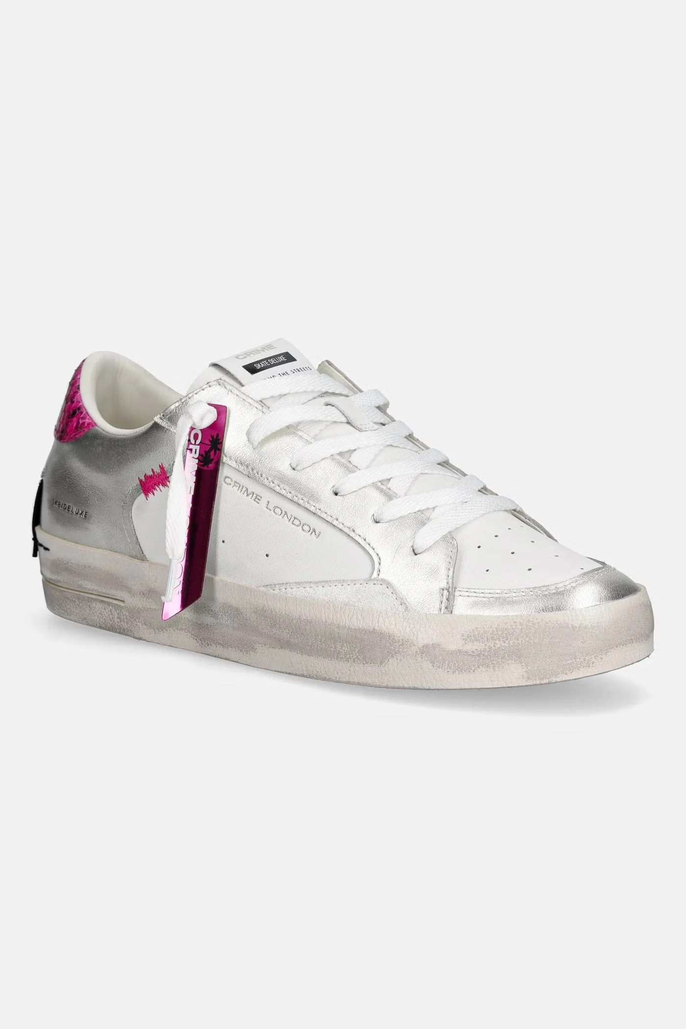 SK8 DELUXE кожаные кроссовки белые для женщин