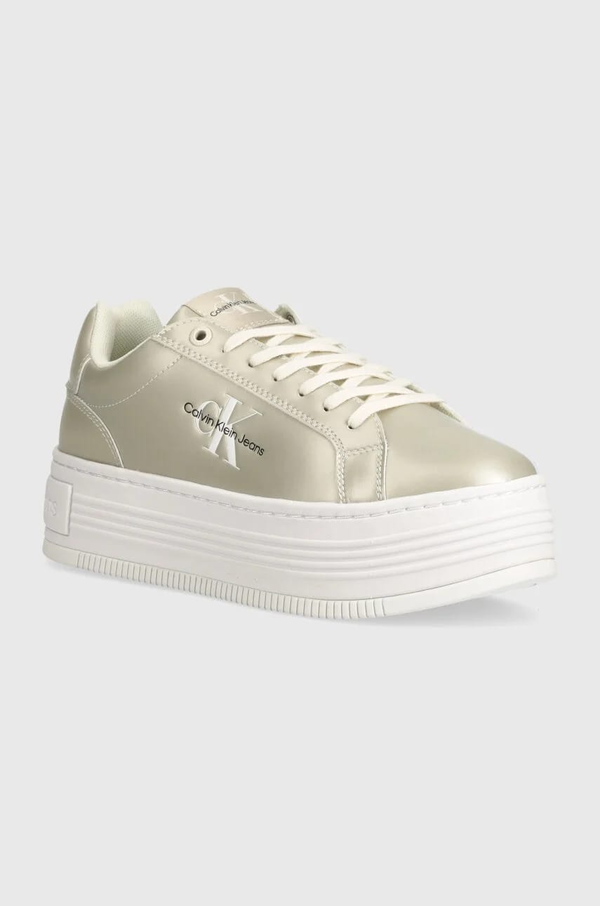 кроссовки BOLD PLATF LOW LACE LTH ML MTL