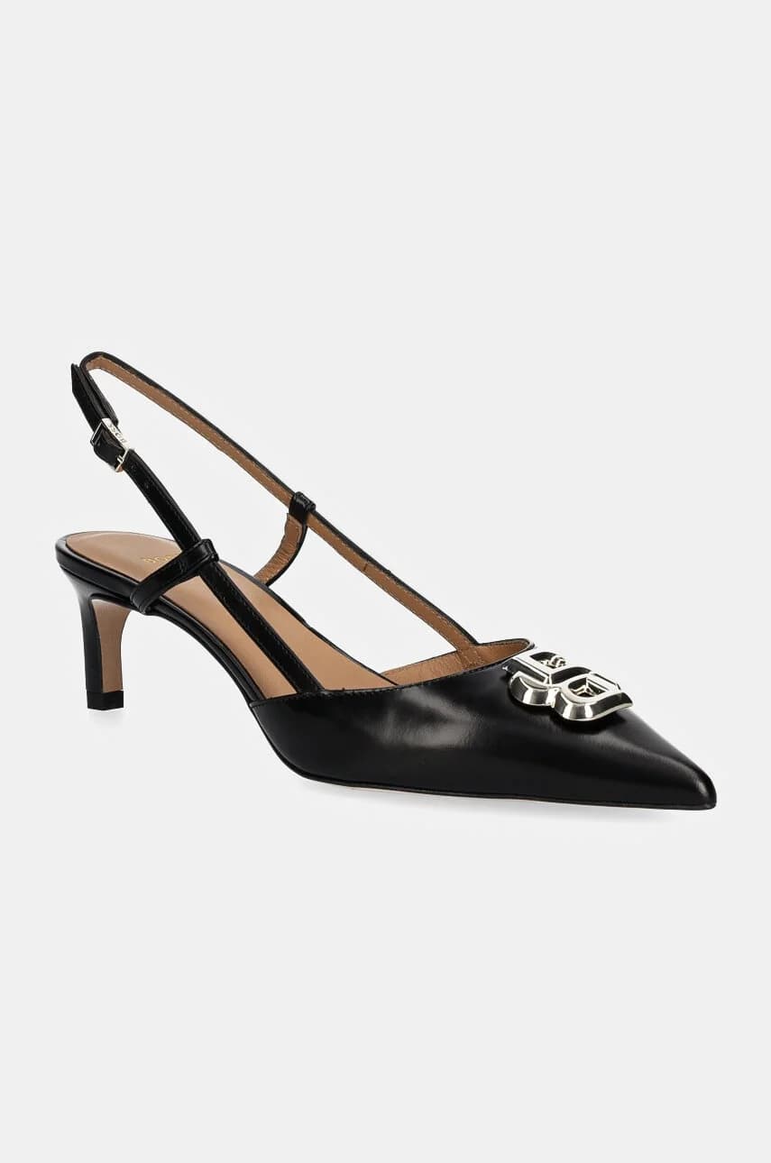 Кожаные туфли Janet на высоком каблуке