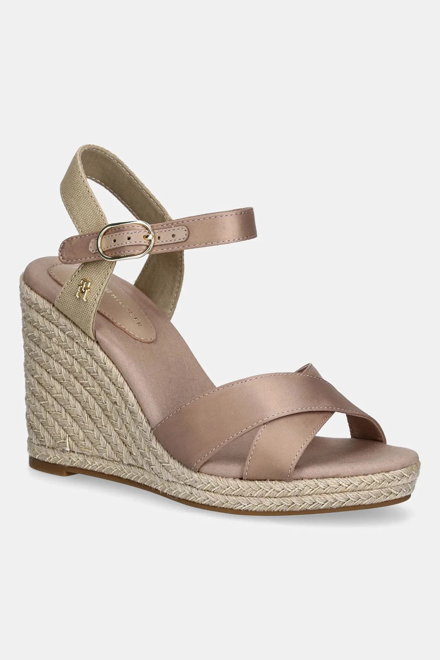 Сандалии SATIN HIGH WEDGE ESPADRILLE