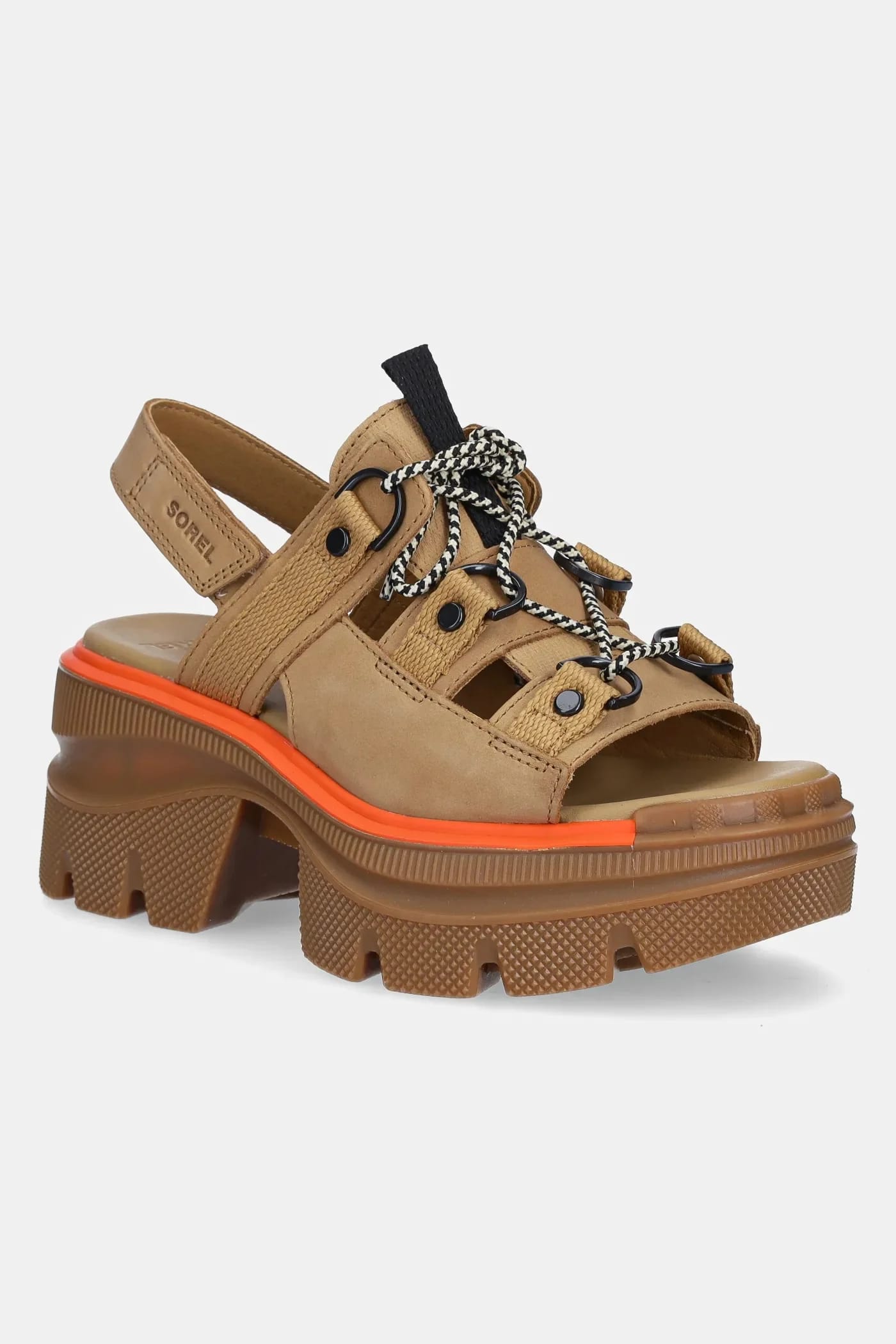 Сандалии REIN CB LACE PLATFORM HE из нубука