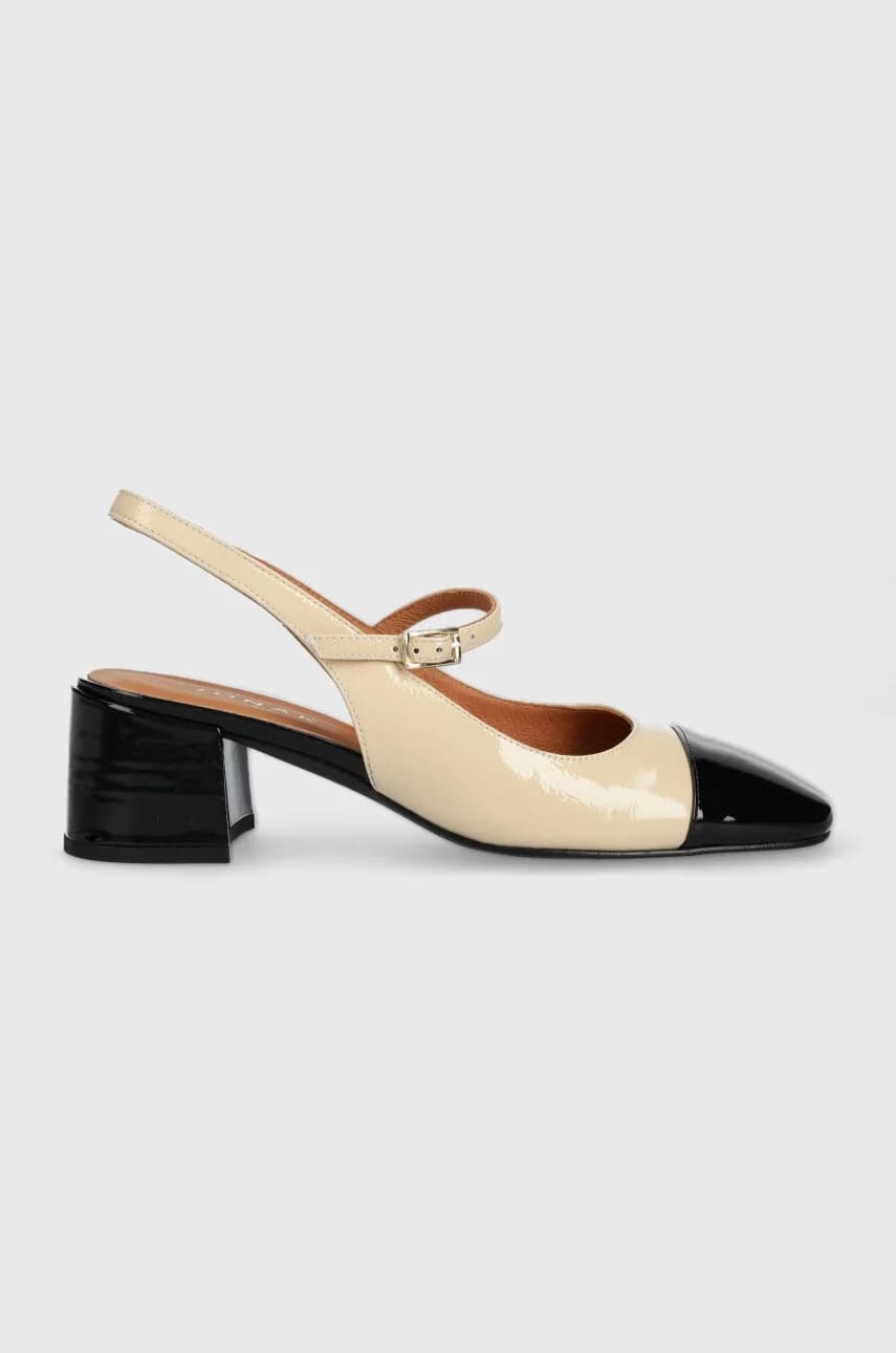 кожаные туфли DOUMY VERNIS