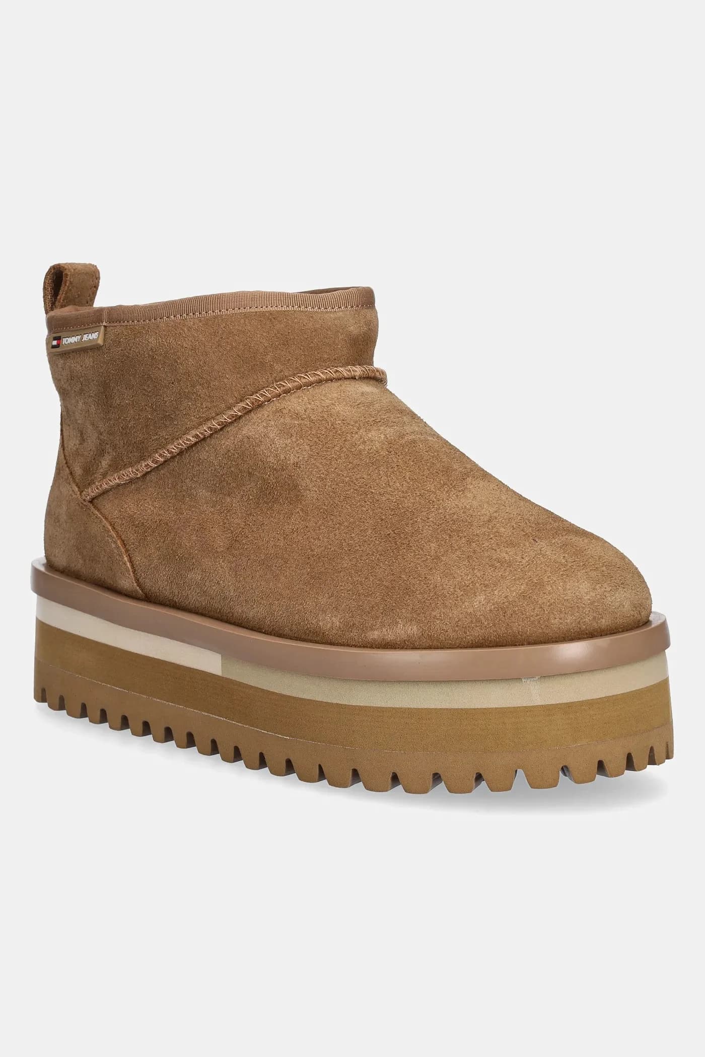 Замшевые зимние ботинки TJW FLATFORM SNOW BOOT SUEDE