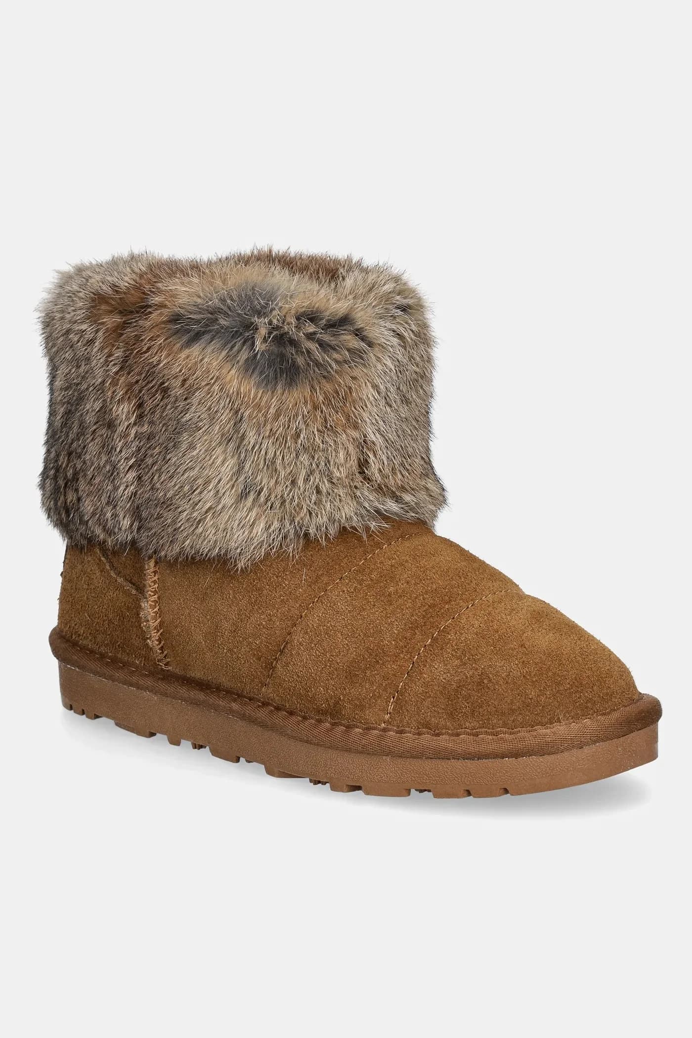 Замшевые зимние сапоги для девочек