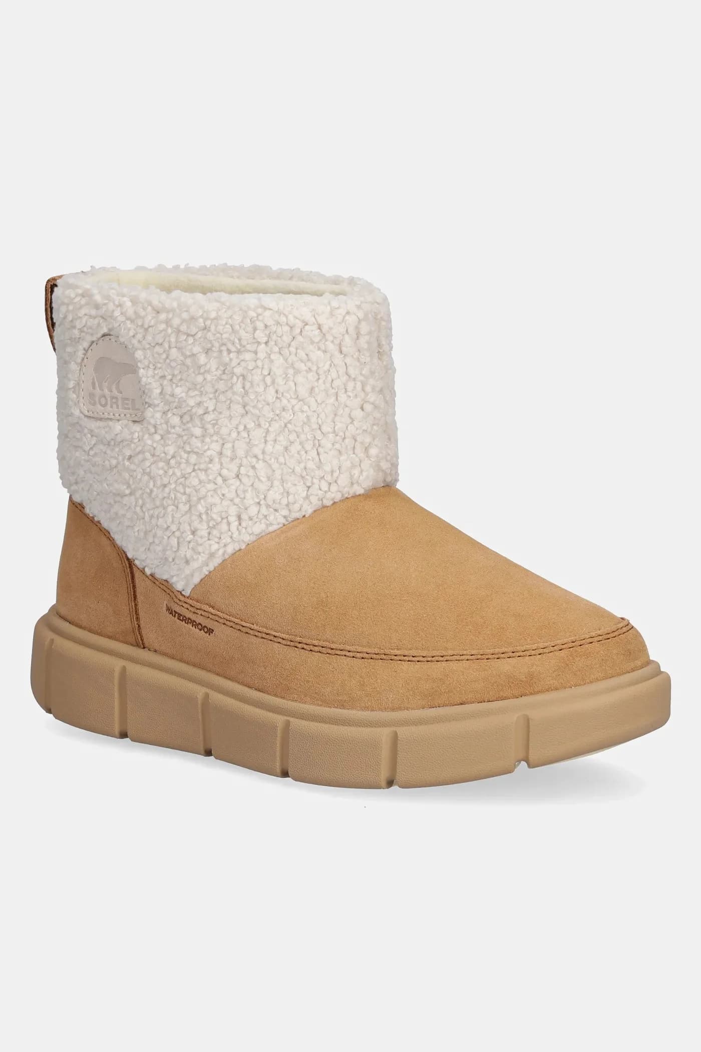 Замшевые зимние ботинки Sorel EXPLORER III SLIP-On COSY WP