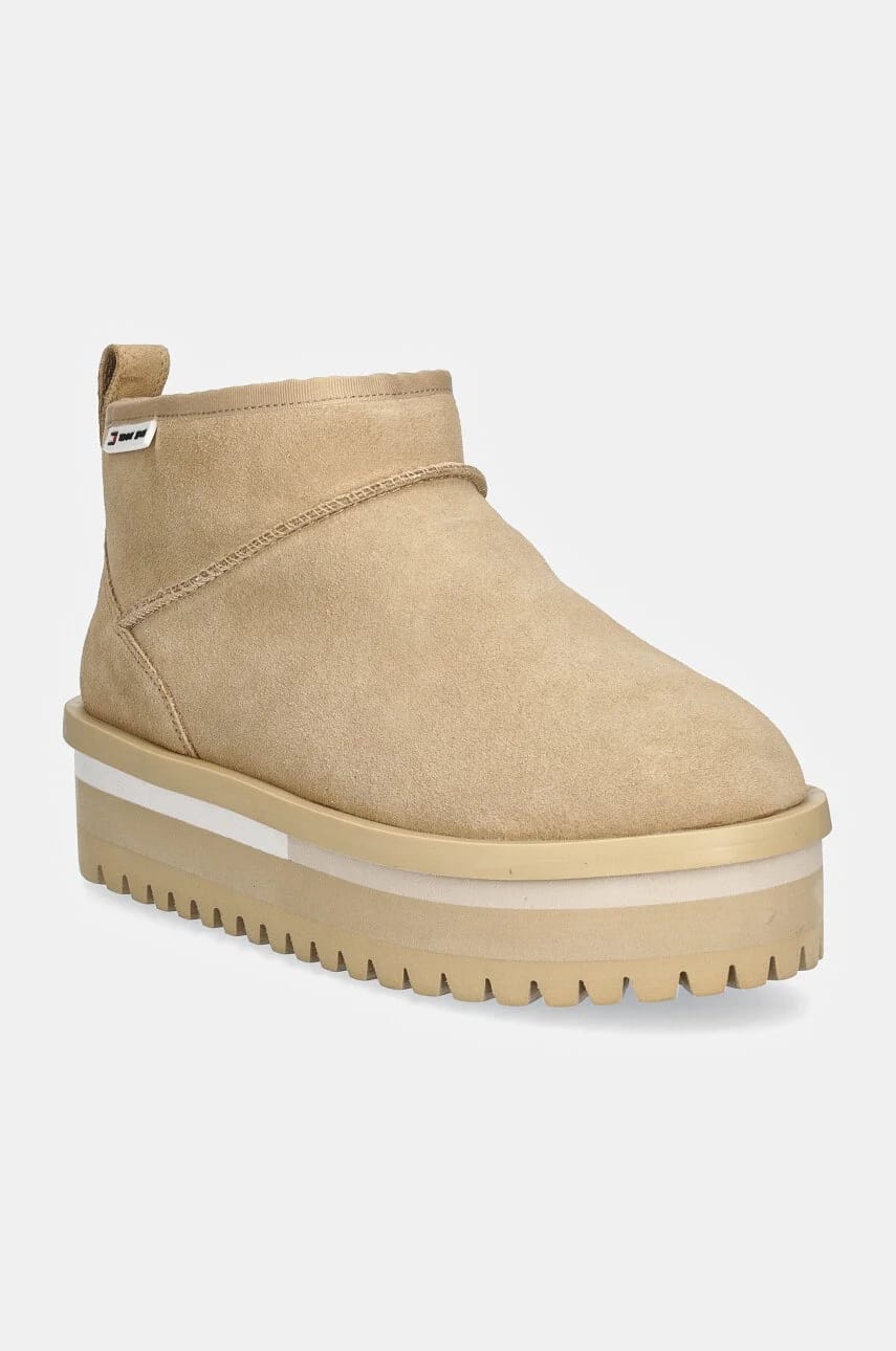 TJW SUEDE FLATFORM BOOT Замшевые зимние ботинки WL